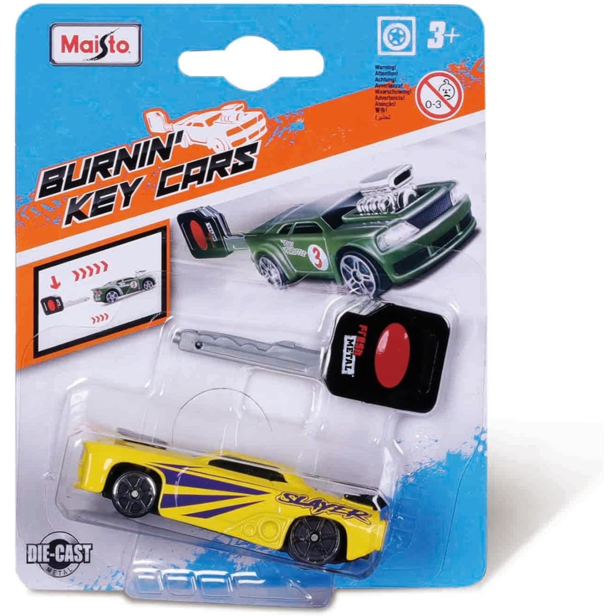 مايستو سيارة داي كاست بيرنين كي متنوعة للأولاد، 3-4 سنوات