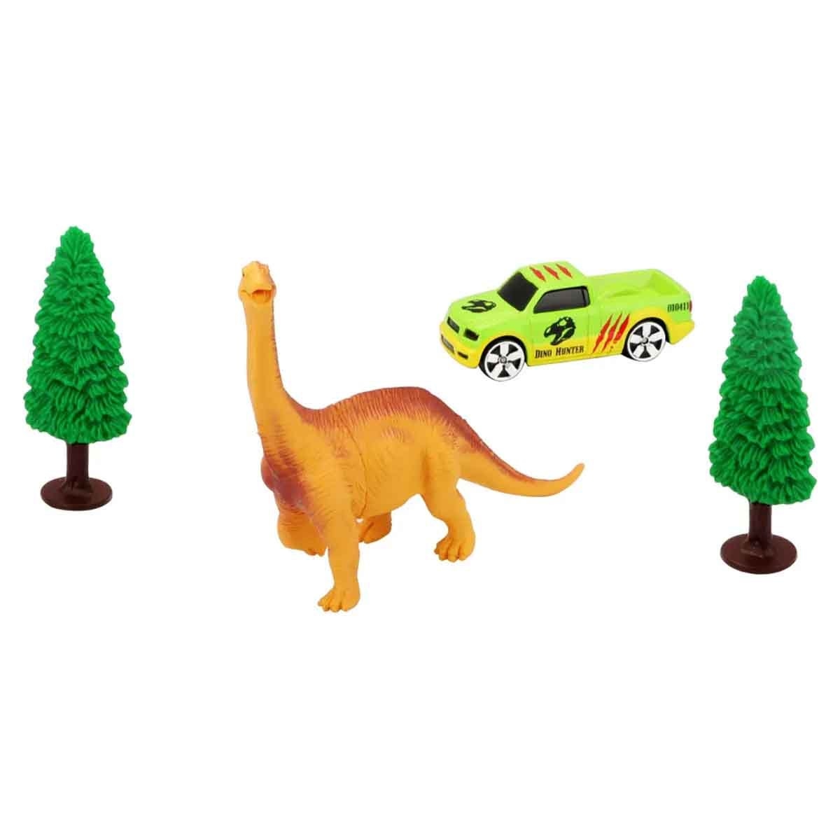 Maisto Dinosaur Build-N-Play & Fresh Metal Dino Adventure Diecast Playset Bundle Boys, 3-4 Years