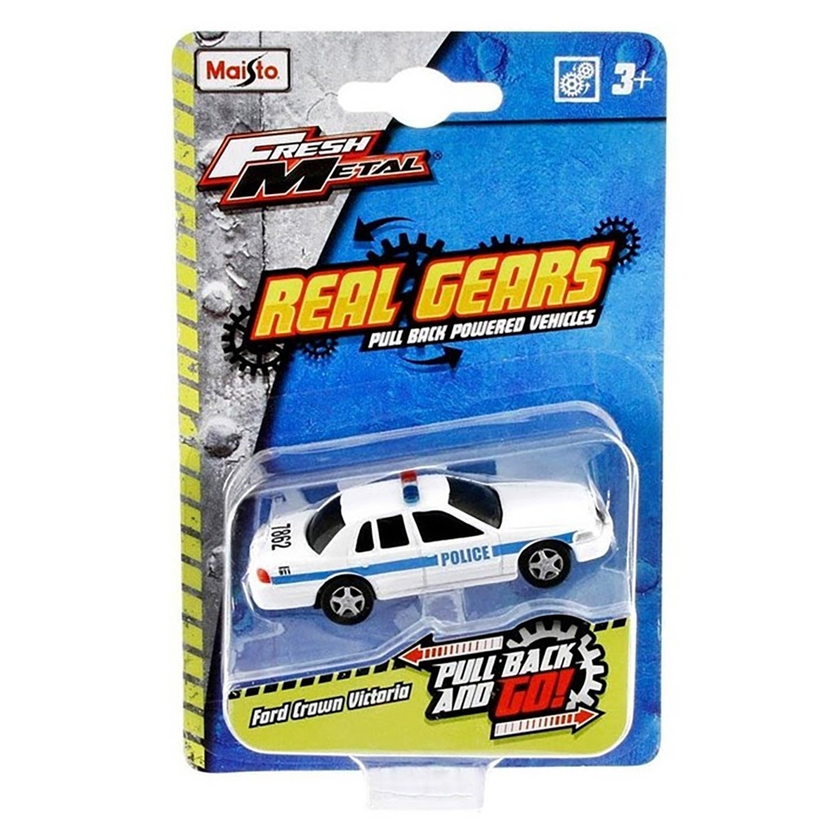 مايستو مركبات دايكاست متنوعة "تروس حقيقية" فريش ميتال بحجم 3 إنش للأولاد، 3-4 سنوات