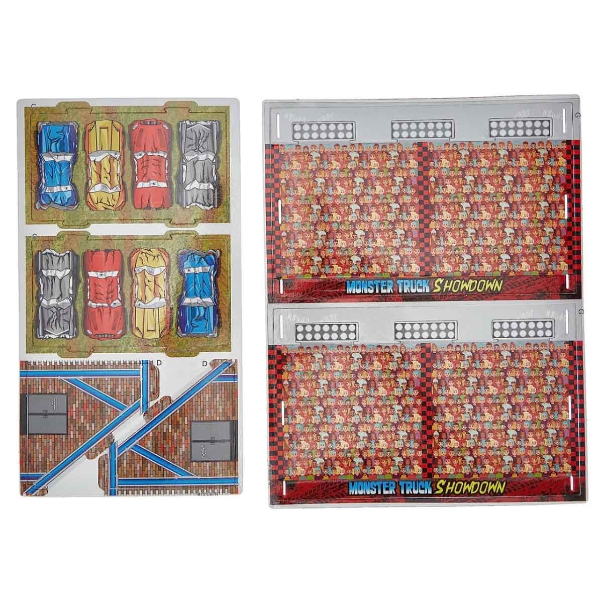 مايستو مجموعة ساحة شاحنات مونستر للتركيب واللعب مع سيارة دايكاست فريش ميتال، للأولاد، 3-4 سنوات