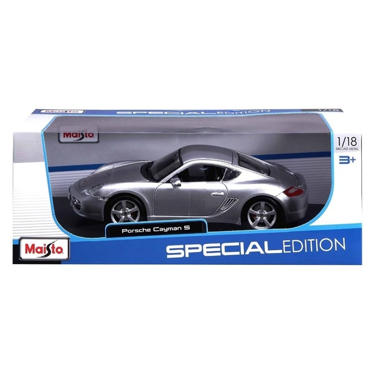 مايستو سيارة بورشه كاين مصبوبة معدنية بمقياس 1:18 للأولاد، 3-4 سنوات