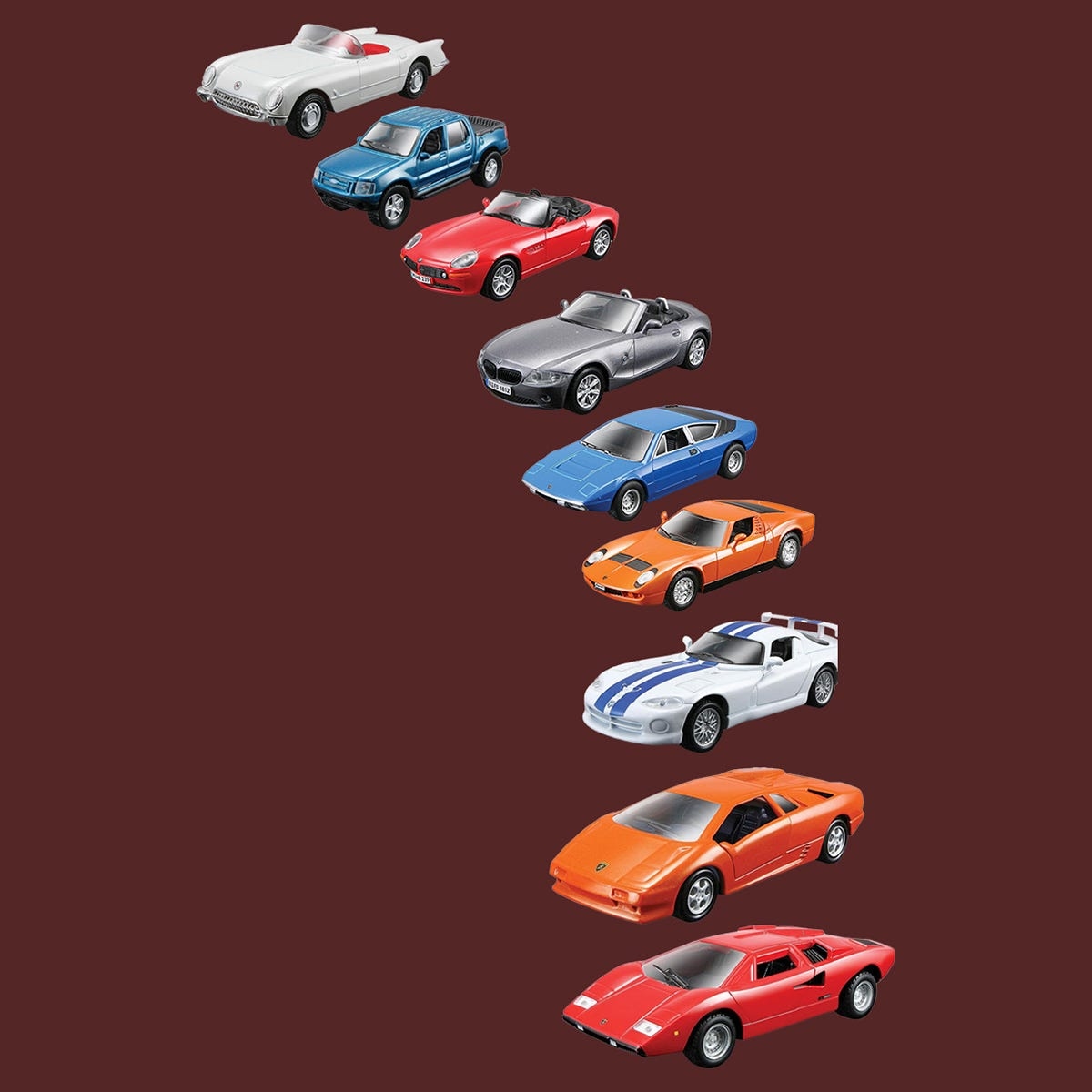 Maisto Pull Back Power Racer Assorted Diecast Car Boys, 3-4 Years