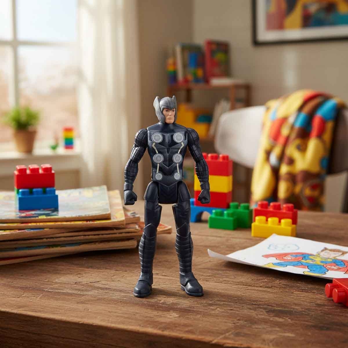 مارفل أفنجرز مجسّم ثور 3.75 إنش للجنسين، 5-7 سنوات