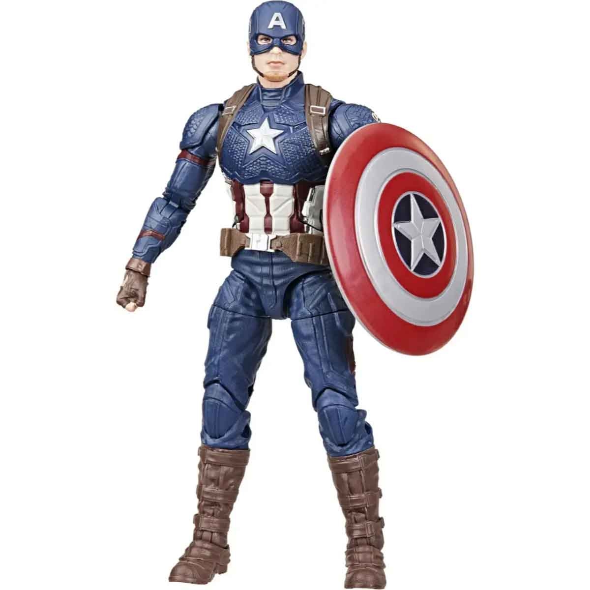 Marvel 6" Avengers Legends Series Captain America Action Figure Unisex, 5-7 Years