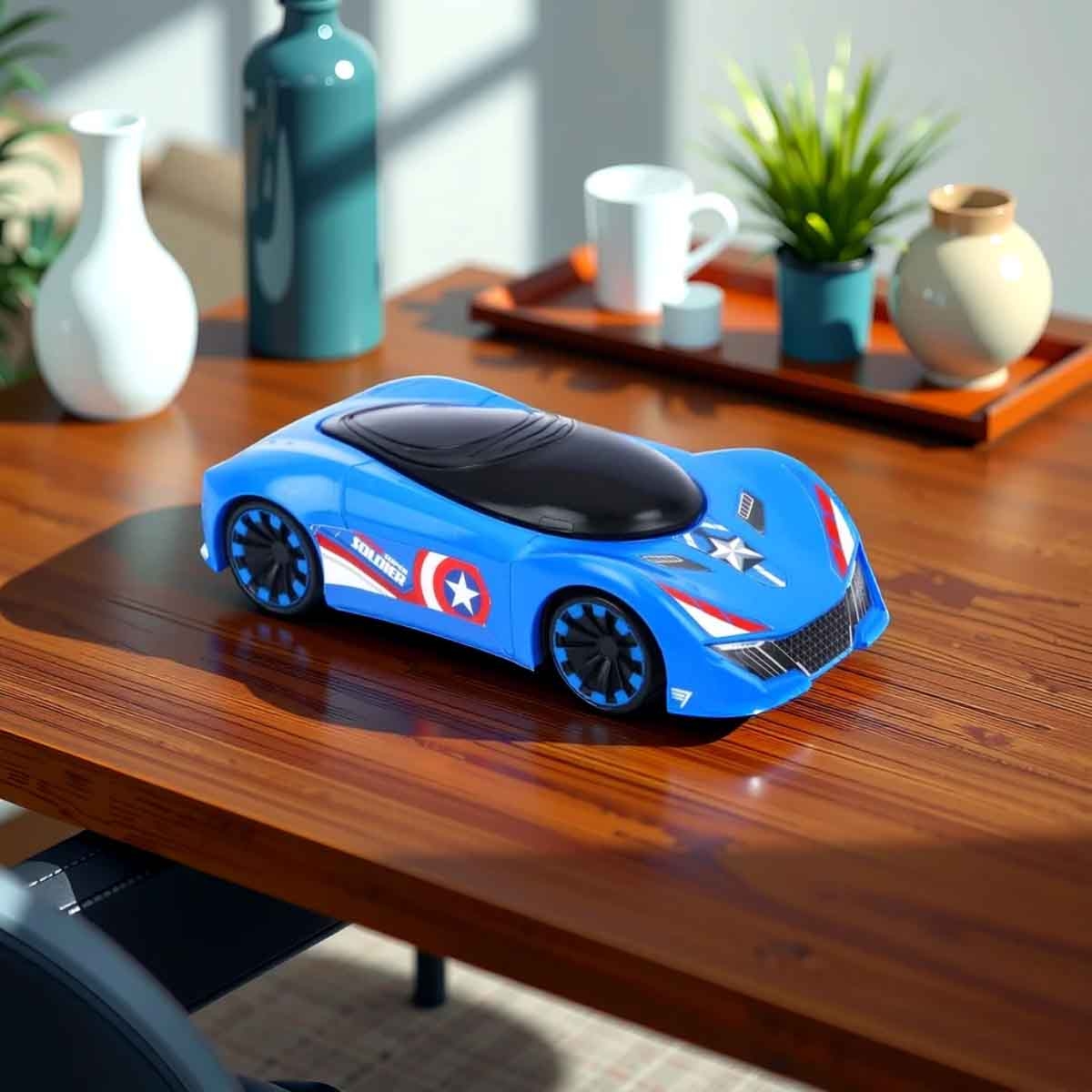 مارفل السيارة السريعة سحب للخلف إصدار كابتن أمريكا، للجنسين، من عمر 3 إلى 4 سنوات