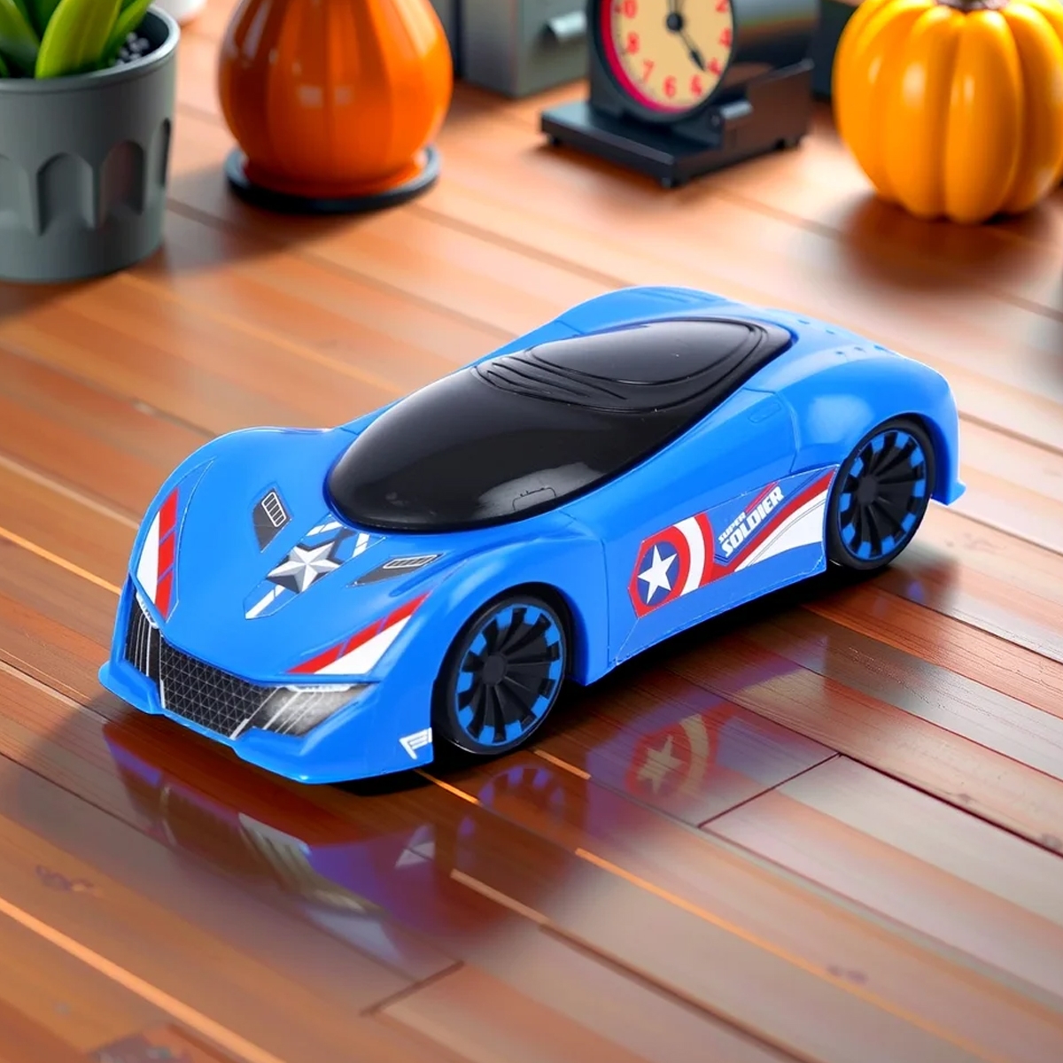 مارفل السيارة السريعة سحب للخلف إصدار كابتن أمريكا، للجنسين، من عمر 3 إلى 4 سنوات