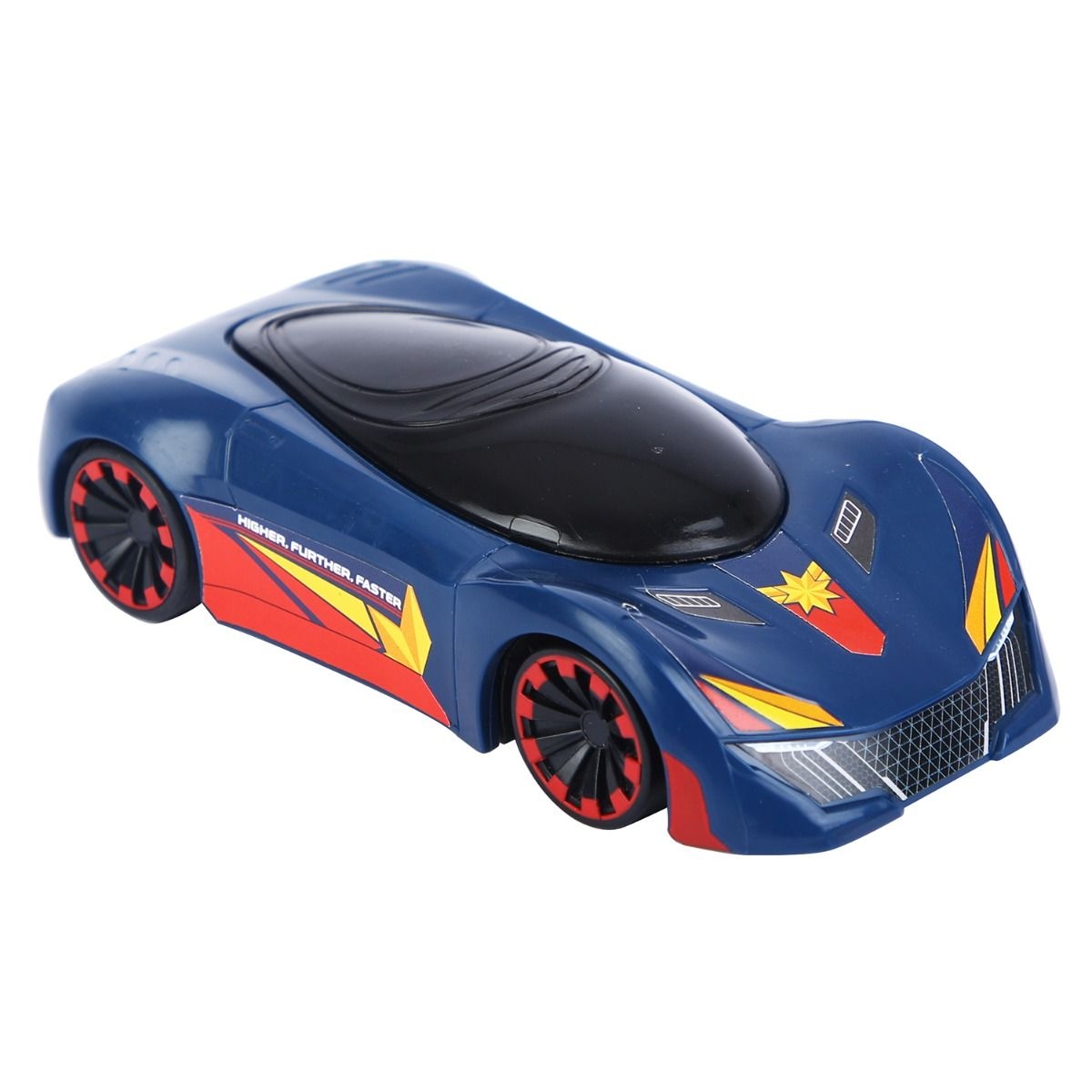 Marvel Mightiest Racers Pull-Back Captain Marvel Edition Car Unisex, 3-4 Years