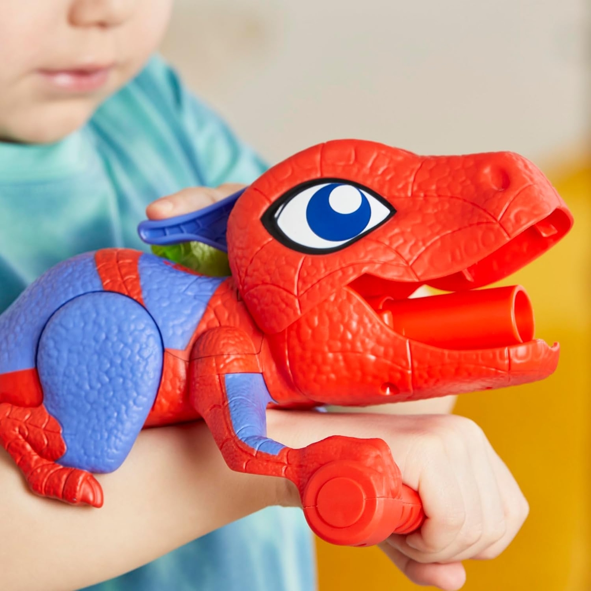 Marvel Spidey and His Amazing Friends Dino-Webs Spidey-Rex Launcher Unisex, 5-7 Years