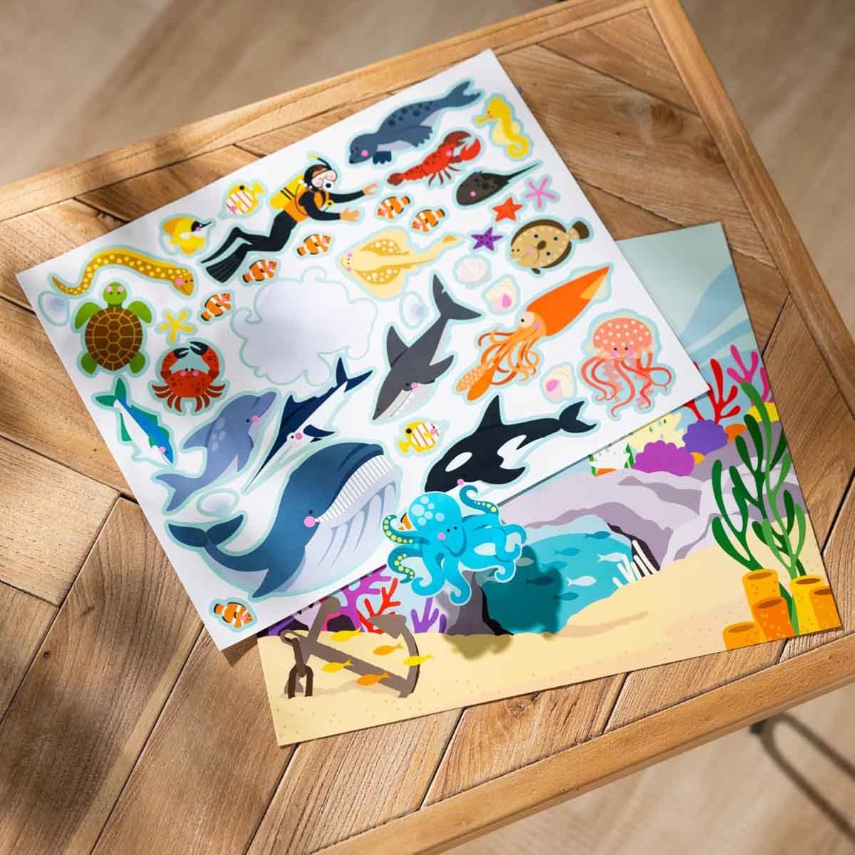 Melissa & Doug Habitats Reusable Sticker Pad with 150+ Reusable Stickers Unisex, 3-4 Years