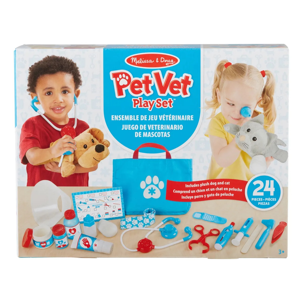 Melissa & Dough Pet Vet Playset Unisex, 3-4 Years