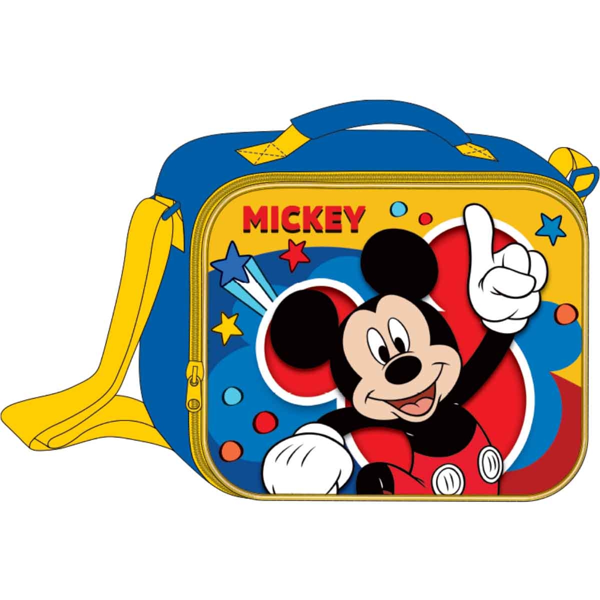 Disney Junior Mickey 5-in-1 16” Trolley Bag, Lunch Box, Bottle, Pencil Case & Lunch Bag Kit