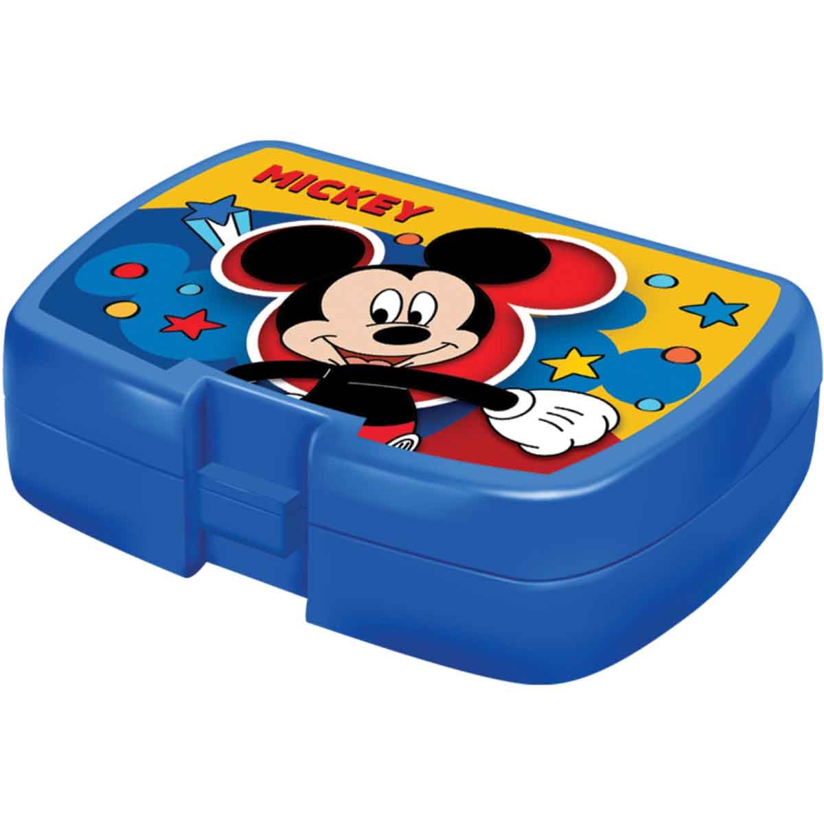 Disney Junior Mickey 5-in-1 16” Trolley Bag, Lunch Box, Bottle, Pencil Case & Lunch Bag Kit