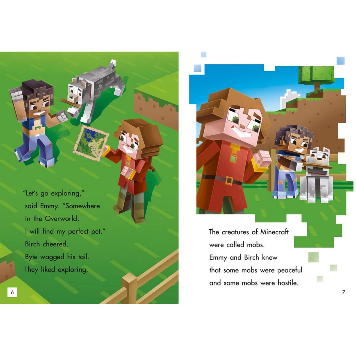 Minecraft Young Readers: Mobs in the Overworld by Mojang AB - 5 Aug 2021