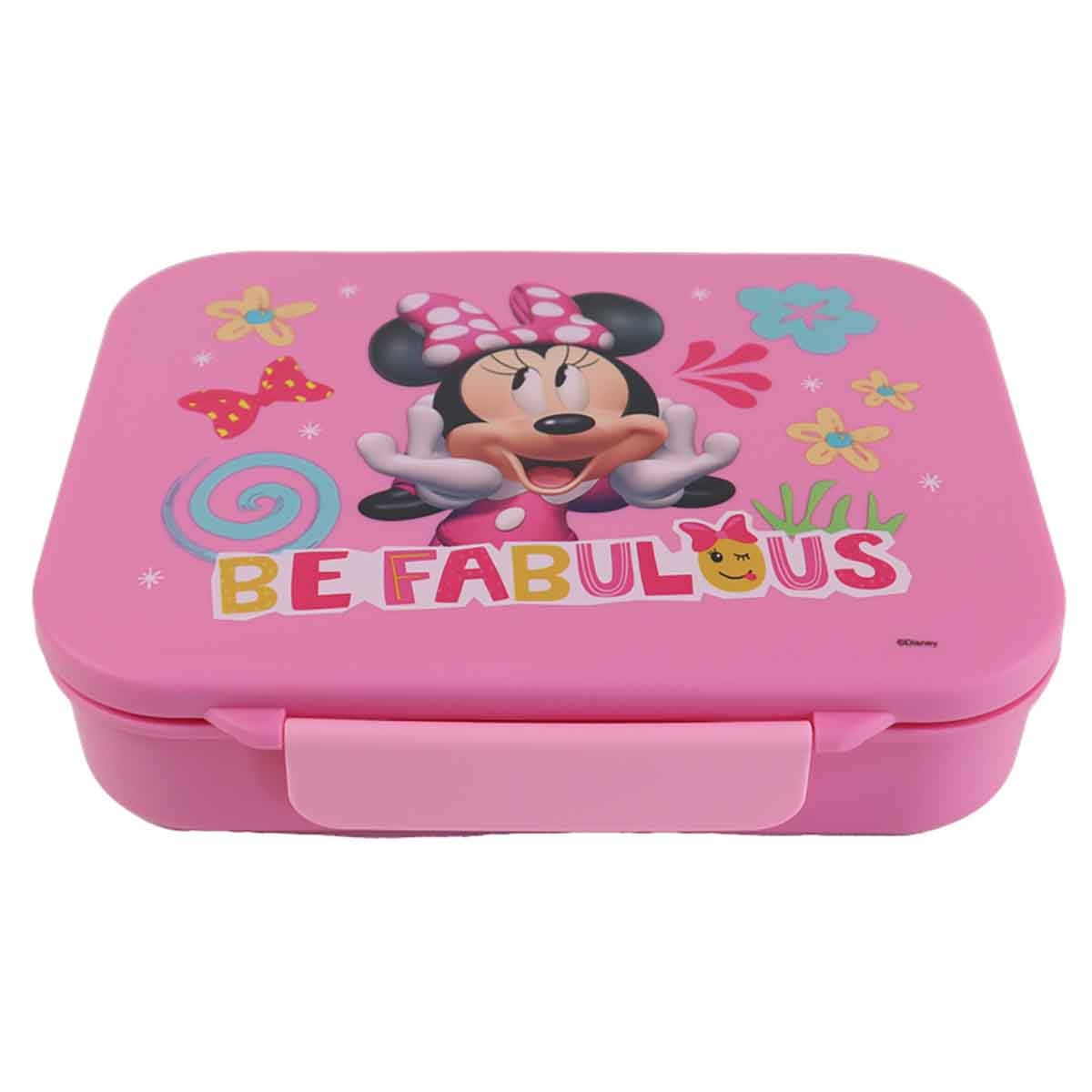 ميني ماوس صندوق غداء بنتو ديزني سعة 1100 مل مع 6 أقسام