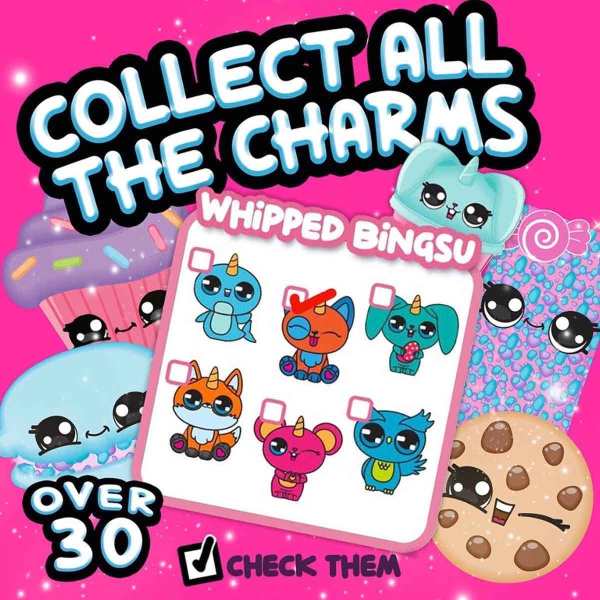 ميراكيولس مجموعة طقم سلايم كيك عيد ميلاد مع زورو راينبوكورن فلاشيز وسلايم بينغسو من كومباوند كينغز مجموعة، للبنات، 5-7 سنوات