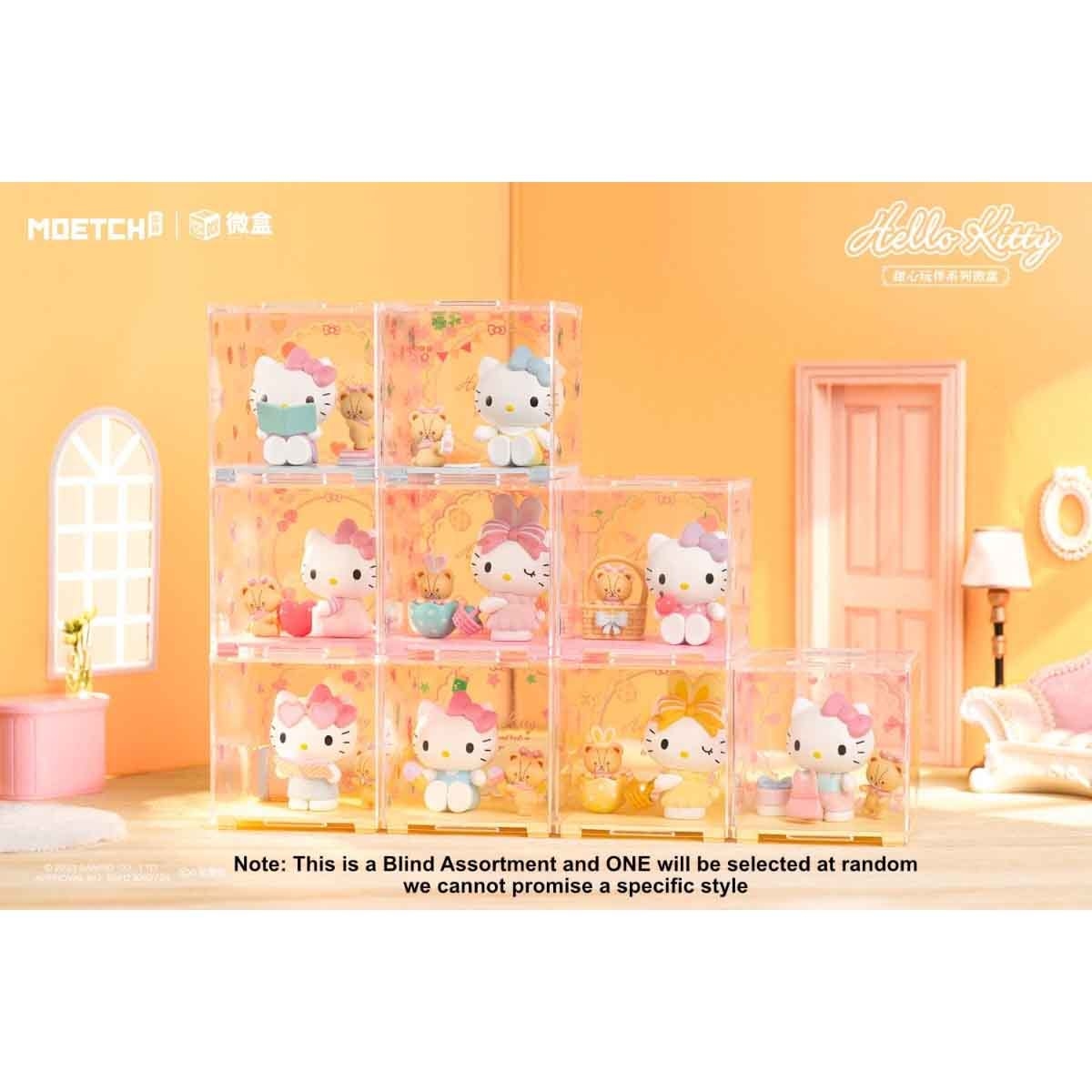 موتش بين مجموعة هيلو كيتي سويت هارت بلايميت – صندوق مفاجآت مصغّر للبنات، 5-7 سنوات