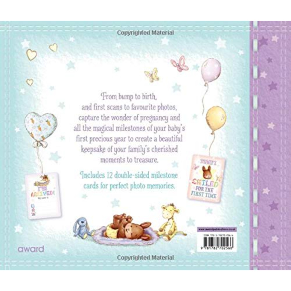 Moments to Treasure Baby Album and Milestone Cards: الذكريات والمعالم الأولى تأليف آنا أوورد - 15 أغسطس 2017