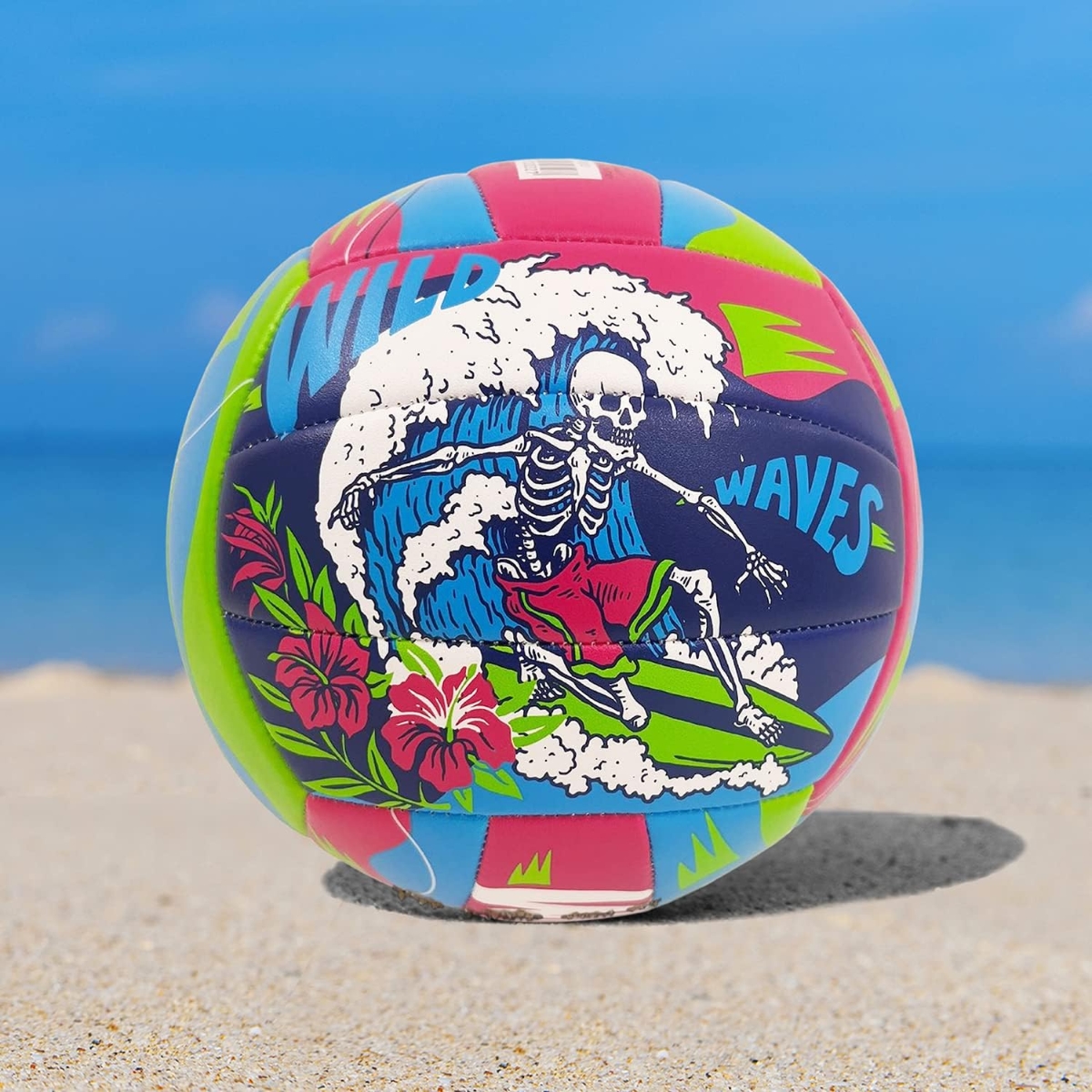 Mondo Beach V. Wild Waves (Size 5) Volleyball Unisex, 3-4 Years