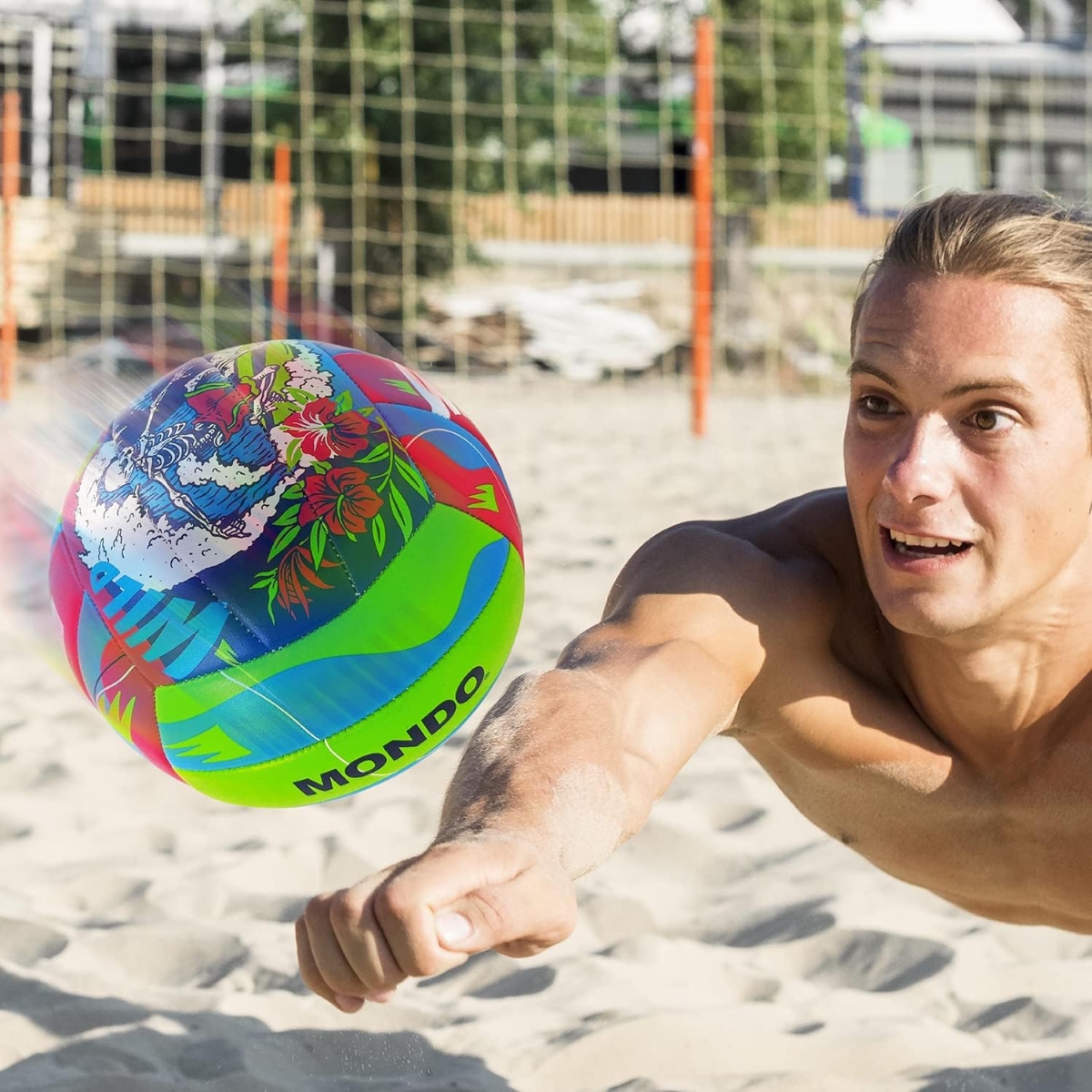 Mondo Beach V. Wild Waves (Size 5) Volleyball Unisex, 3-4 Years