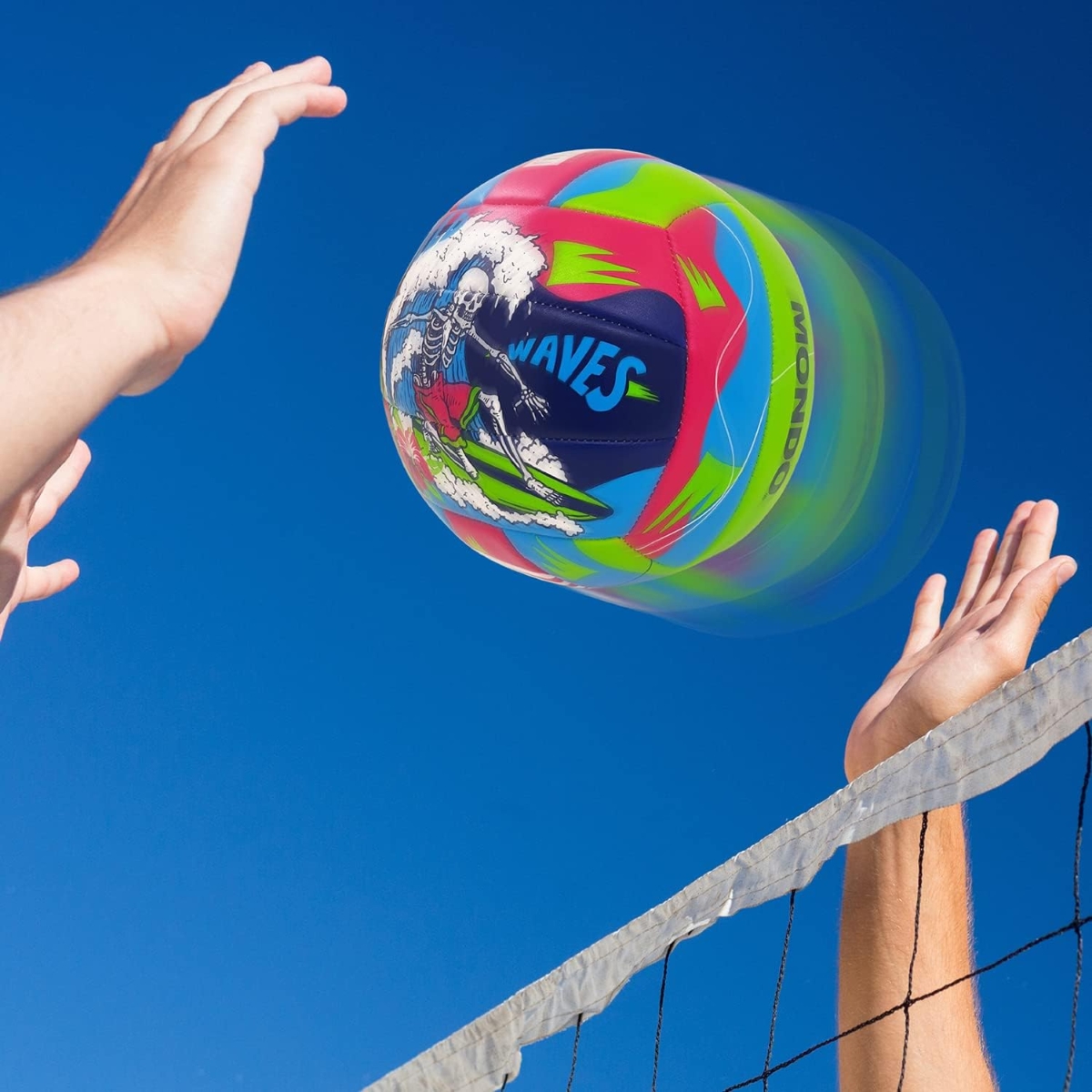 Mondo Beach V. Wild Waves (Size 5) Volleyball Unisex, 3-4 Years