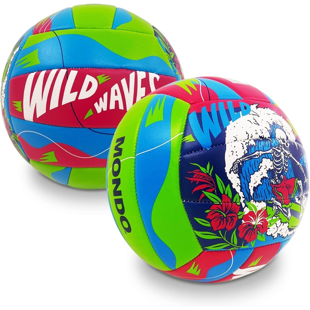Mondo Beach V. Wild Waves (Size 5) Volleyball Unisex, 3-4 Years