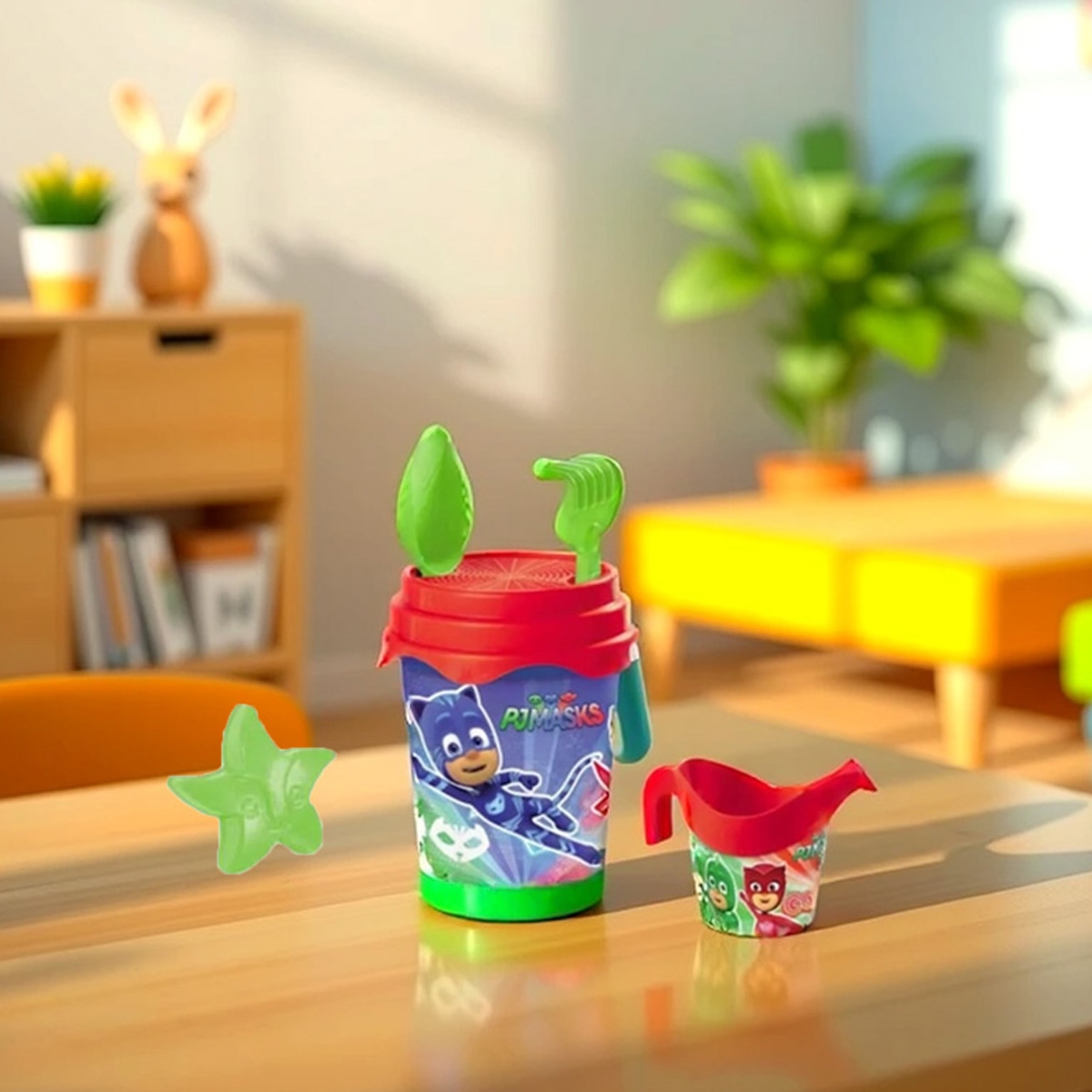 موندو مجموعة دلو شاطئ PJ ماسكس للجنسين، 3-4 سنوات