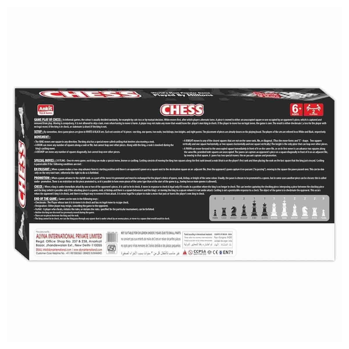 Monopoly Card Game with Craze Slime Monster & Ankit Toys Chess Board Game Bundle Pack Unisex, 5-7 Years