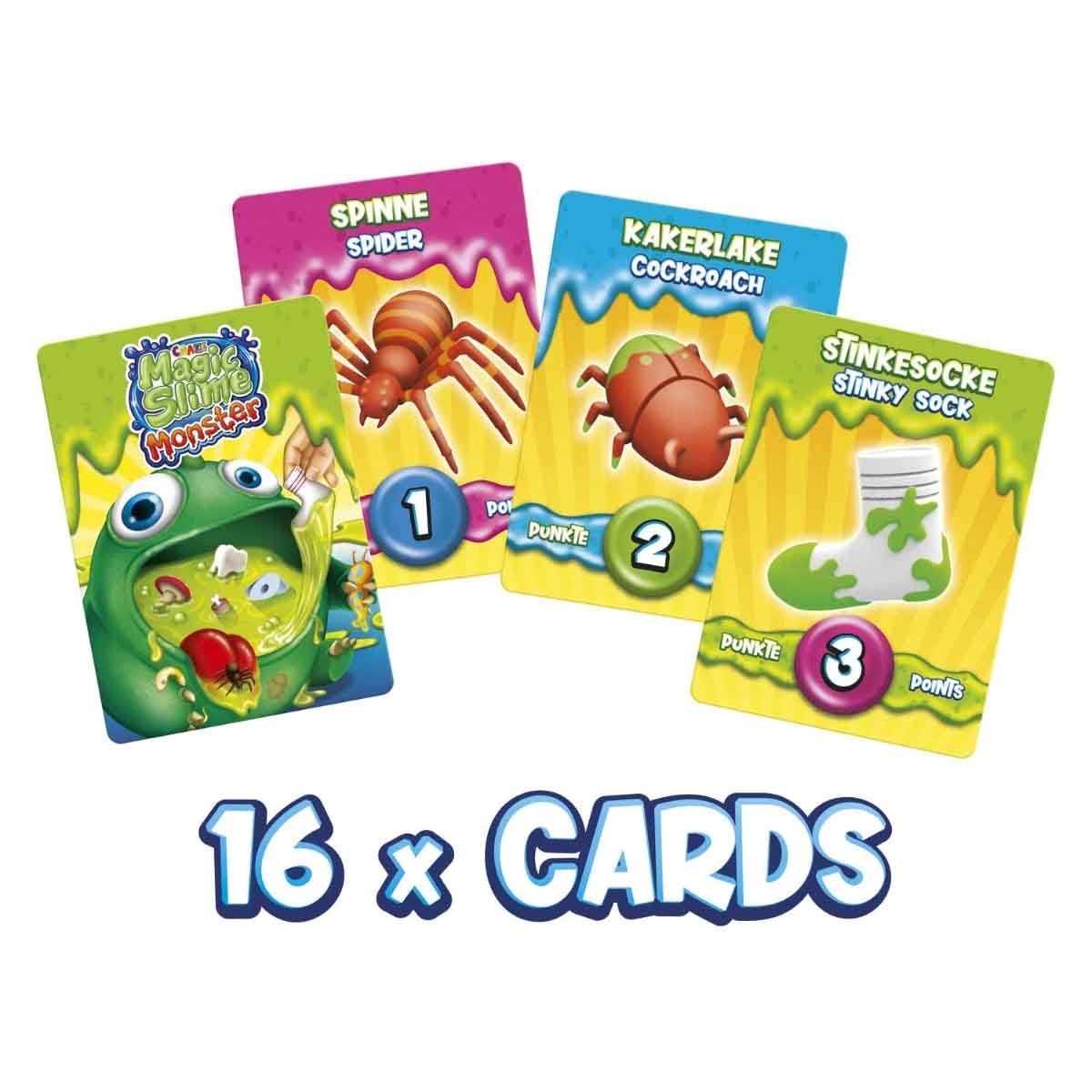 Monopoly Card Game with Craze Slime Monster & Ankit Toys Chess Board Game Bundle Pack Unisex, 5-7 Years