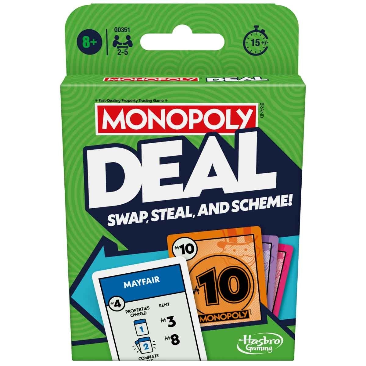 Monopoly Deal Refresh with Clue Cluedo Conspiracy & Ankit Toys Sequel Numbers Board Game Bundle Unisex, 13+ Years