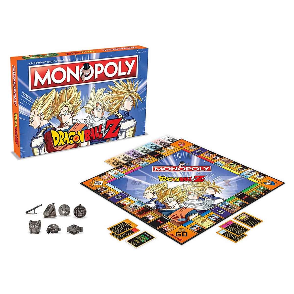 مونوبولي لعبة لوحية إصدار دراغون بول زد للجنسين، عمر 8-10 سنوات