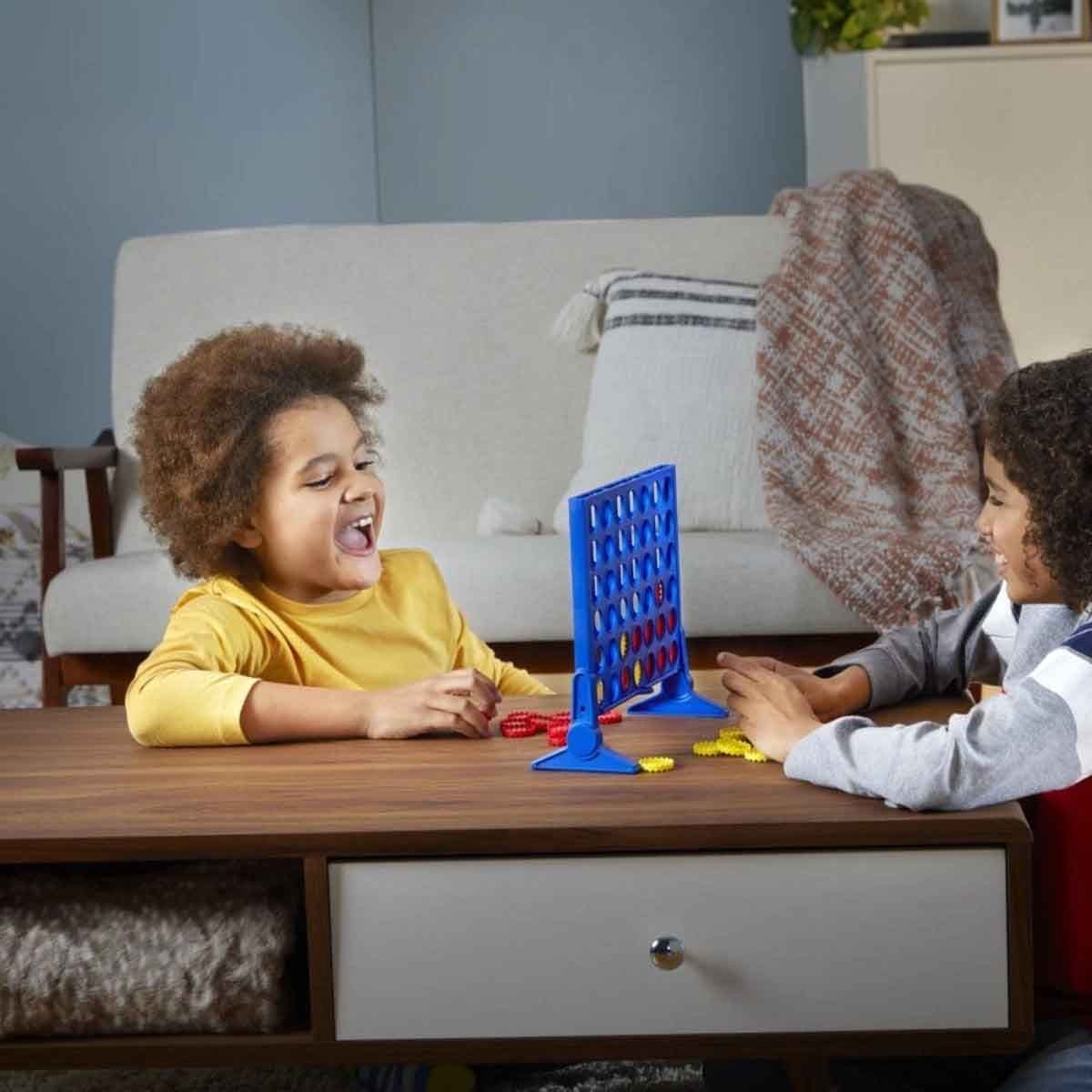 Monopoly Stitch Game with Hasbro Connect 4 & Melissa & Doug Family Stacking Tower Board Game Bundle Unisex, 8-10 Years