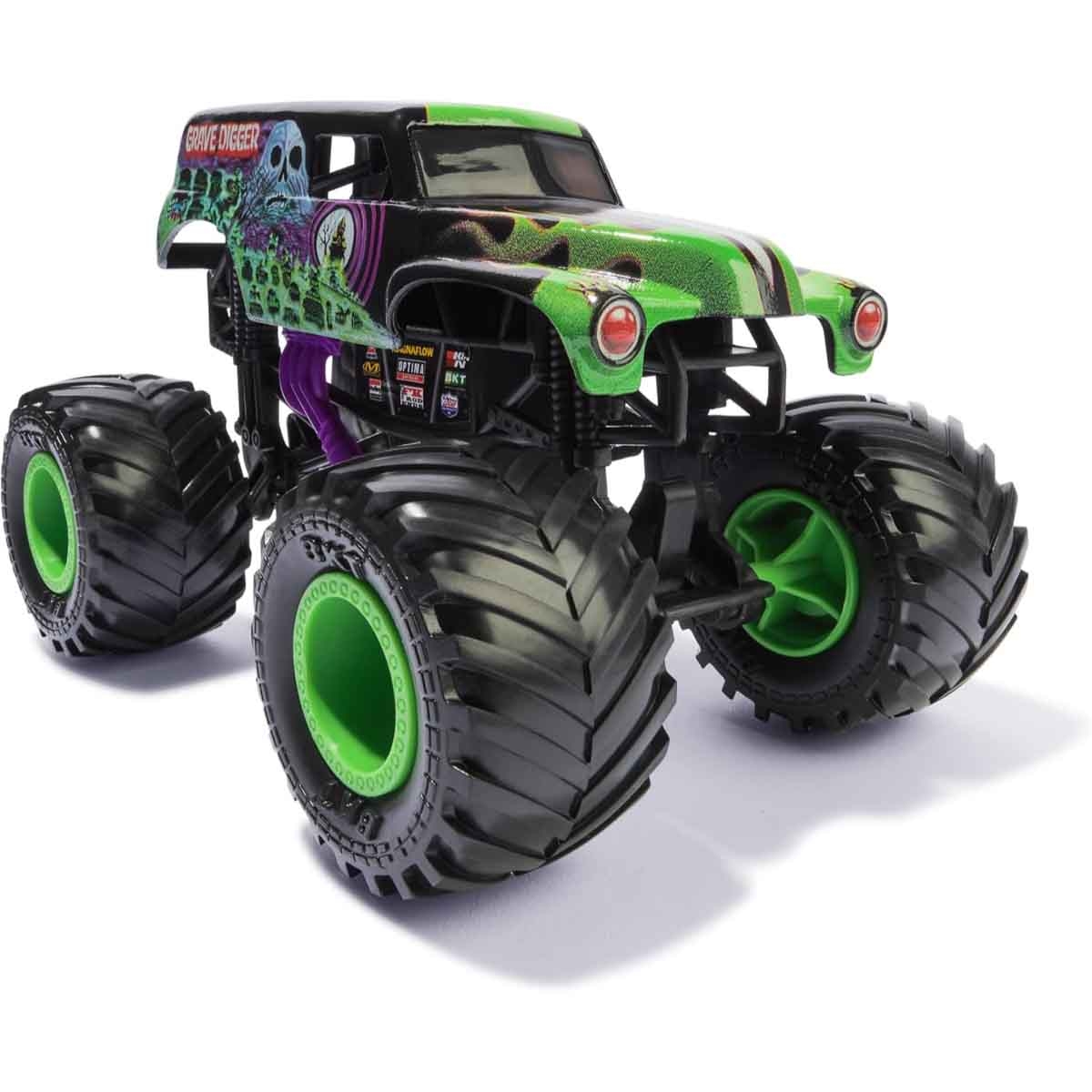 Monster Jam 1:24 Diecast Grave Digger M23 Monster Truck Unisex, 3-4 Years