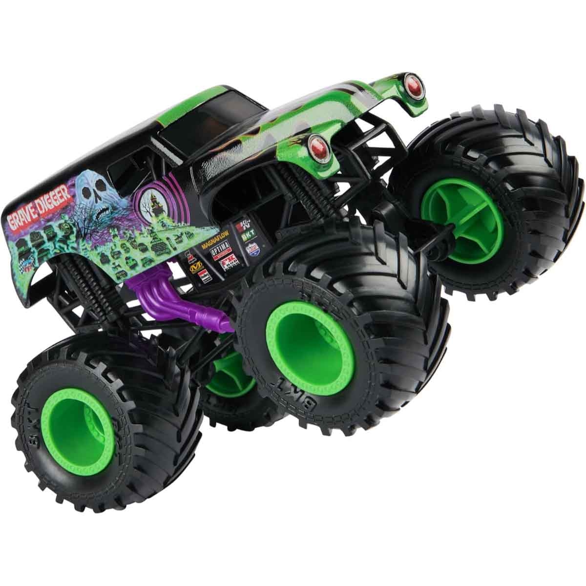 Monster Jam 1:24 Diecast Grave Digger M23 Monster Truck Unisex, 3-4 Years
