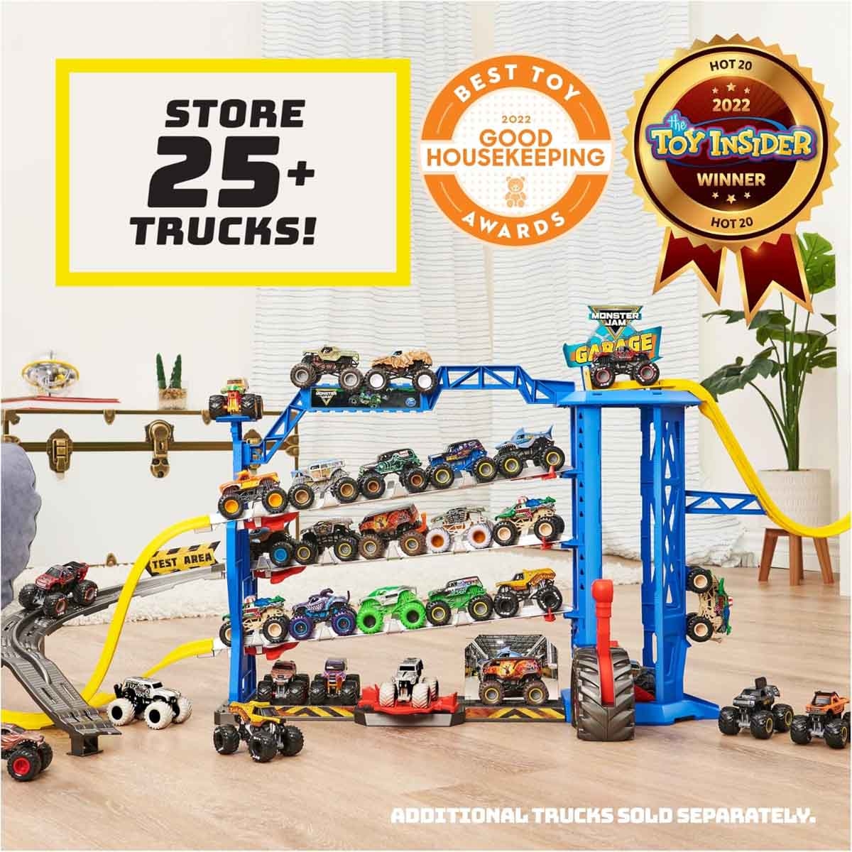 Monster Jam 1:64 Monster Garage Playset Unisex, 3-4 Years