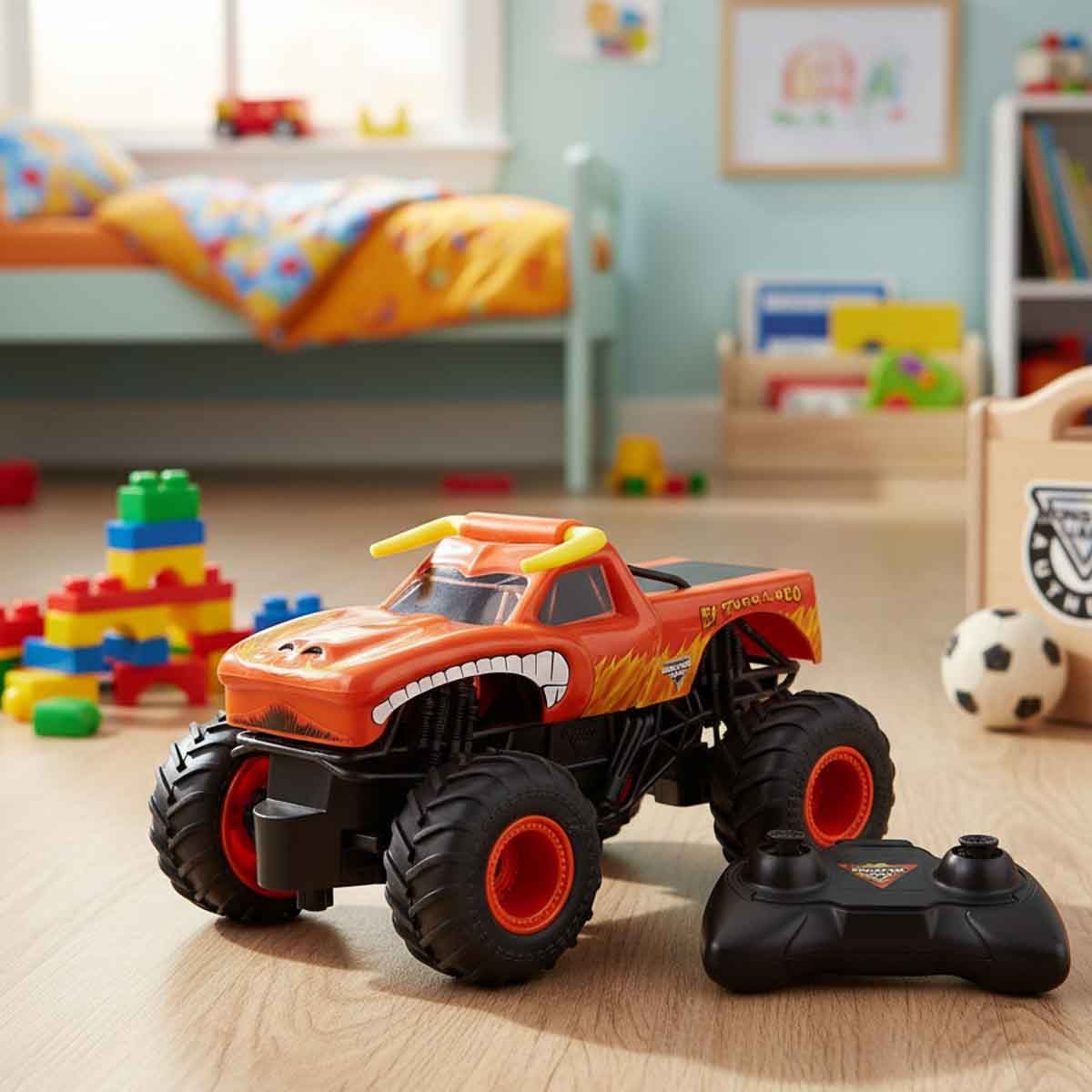 Monster Jam RC 1:24th Scale El Toro Loco Truck Unisex, 5-7 Years