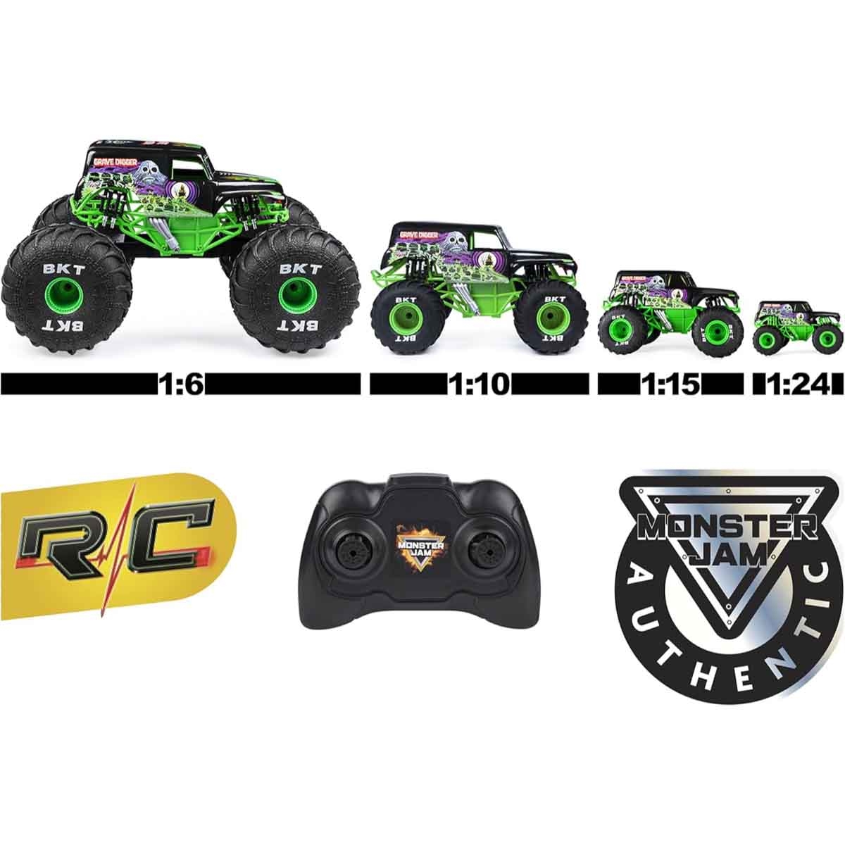 Monster Jam RC 1:24th Scale El Toro Loco Truck Unisex, 5-7 Years