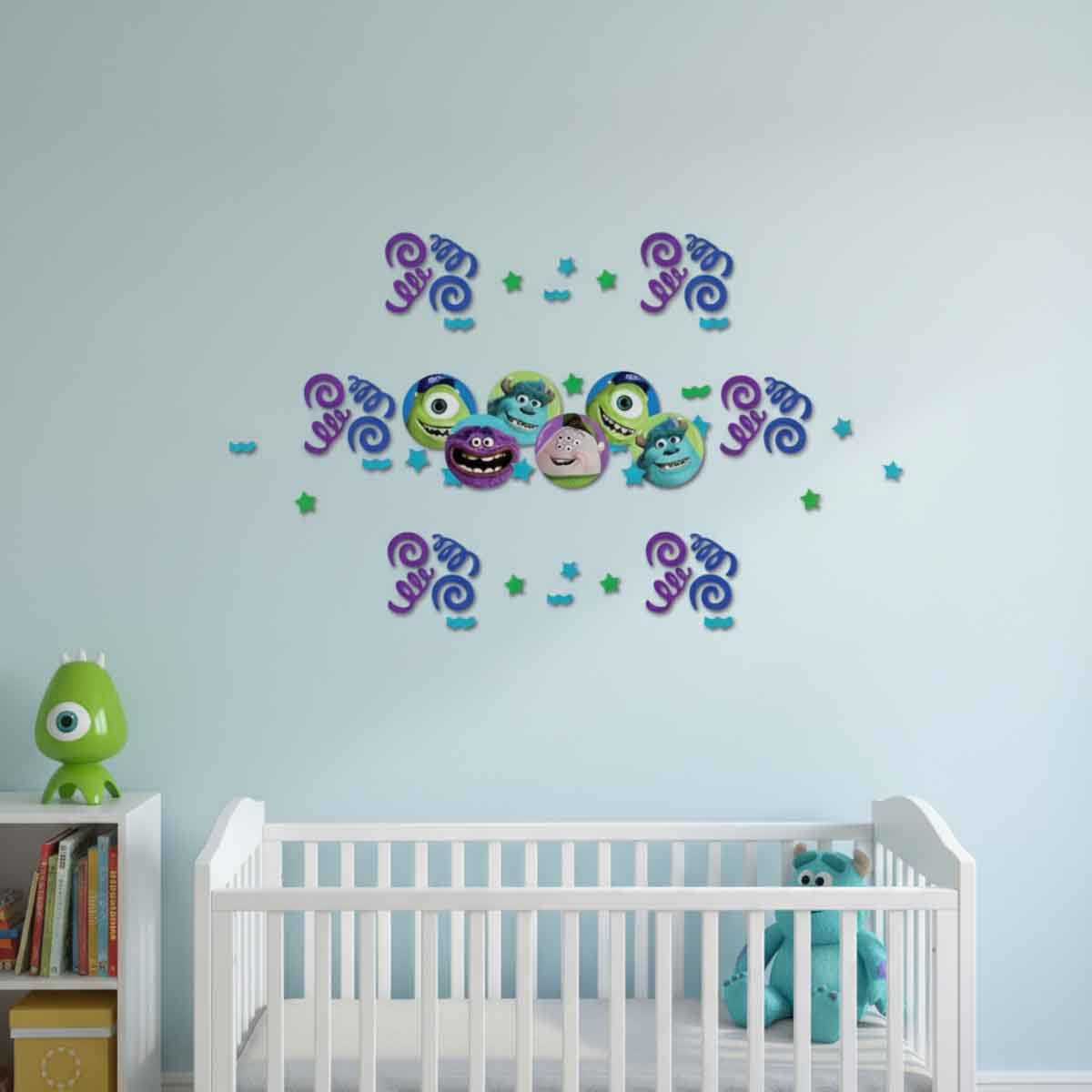 مونسترز يونيفرسيتي مجموعة كونفيتي قيمة عدد 3 قطع