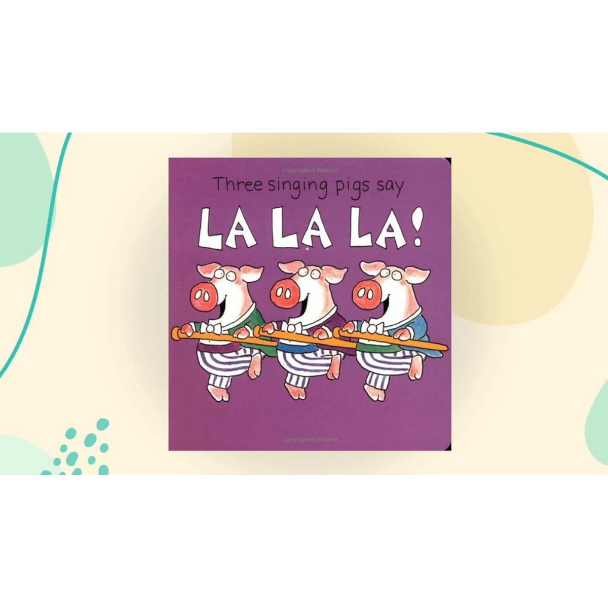 Moo, Baa, La La La by Sandra Boynton - 9 Nov 2011