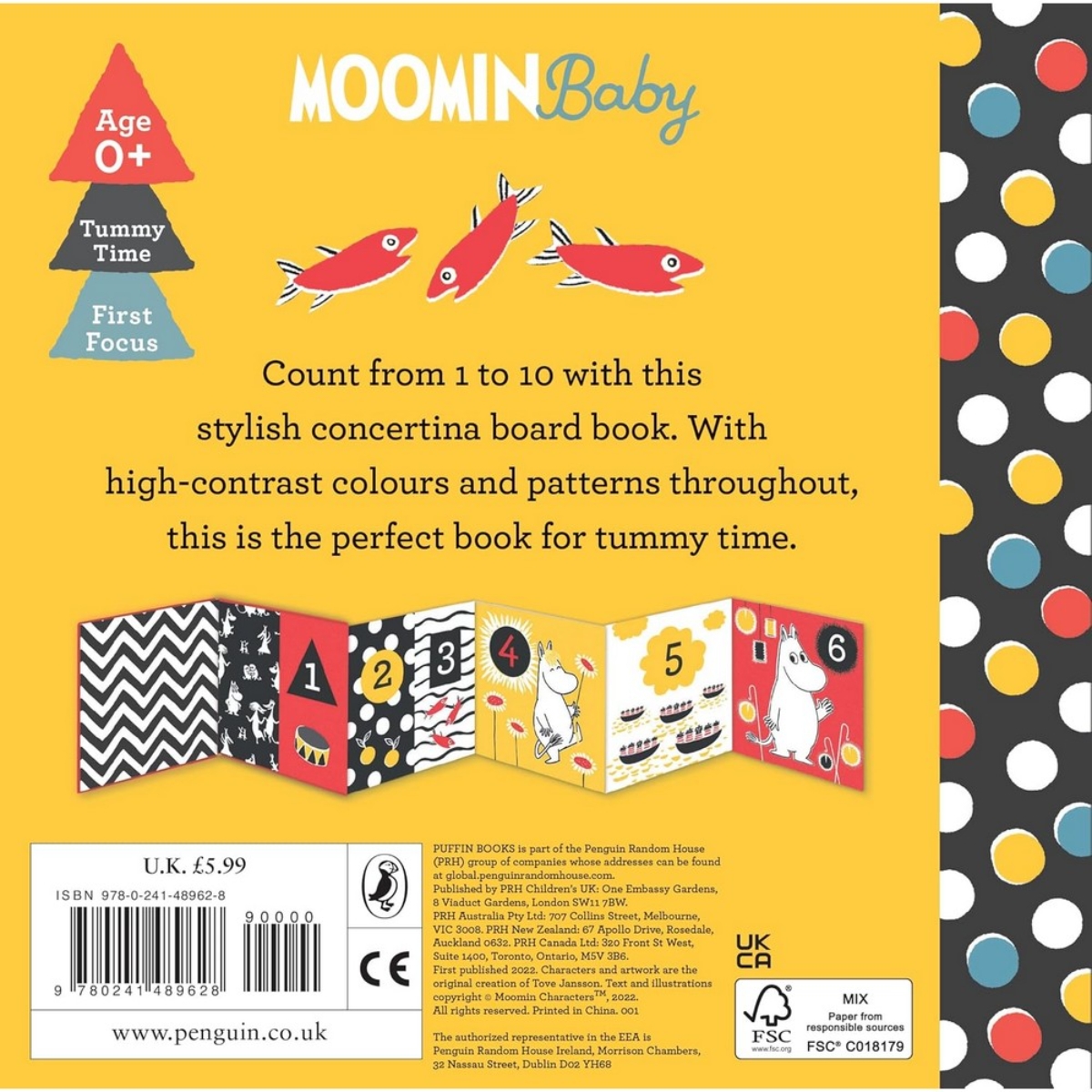 Moomin Baby: 123 - كتاب وقت البطن القابل للتمدد تأليف توفه يانسون - 5 مايو 2022