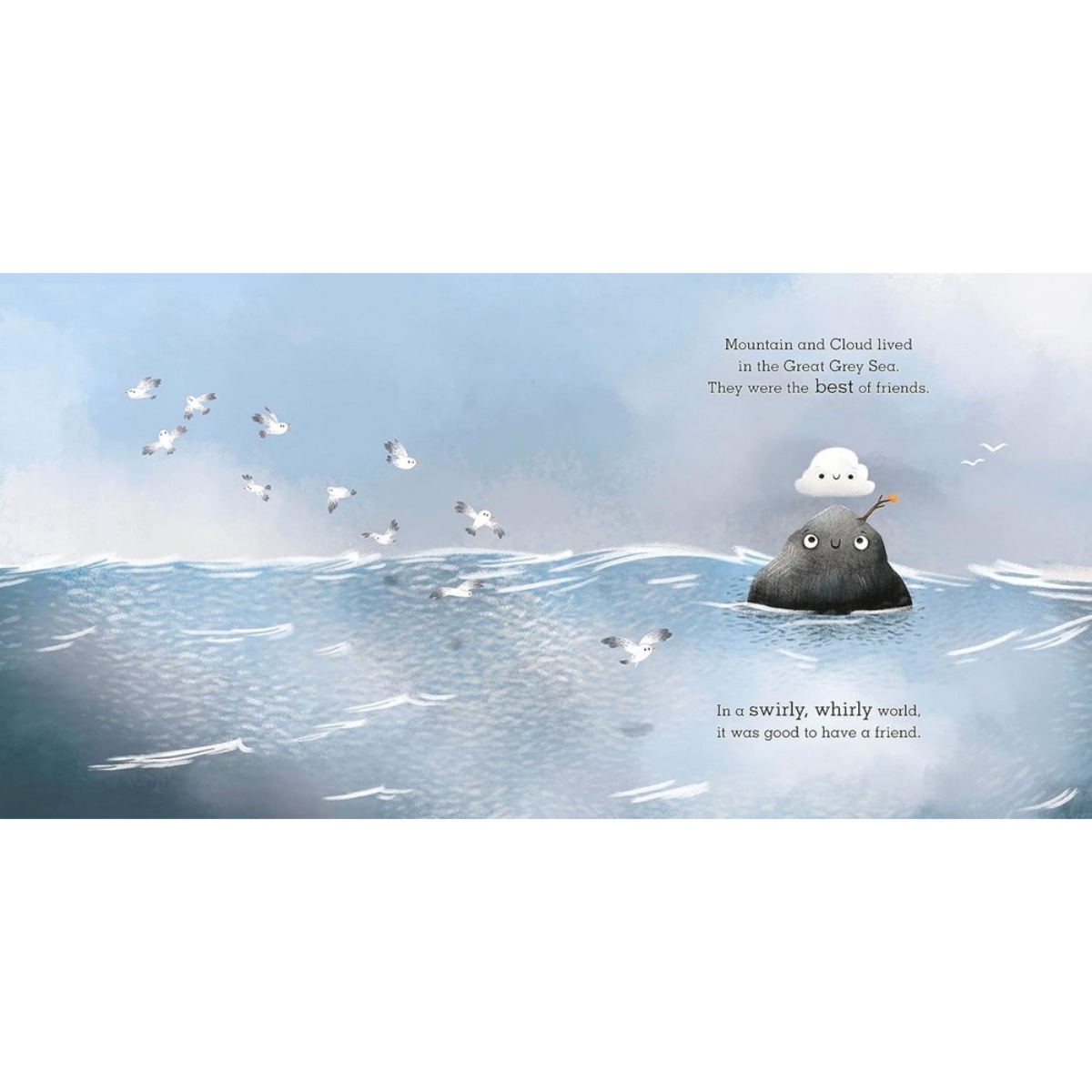 Mountain and Cloud: قصة عن مواجهة القلق وإيجاد الصداقة تأليف جَنا كورل - 4 أبريل 2024