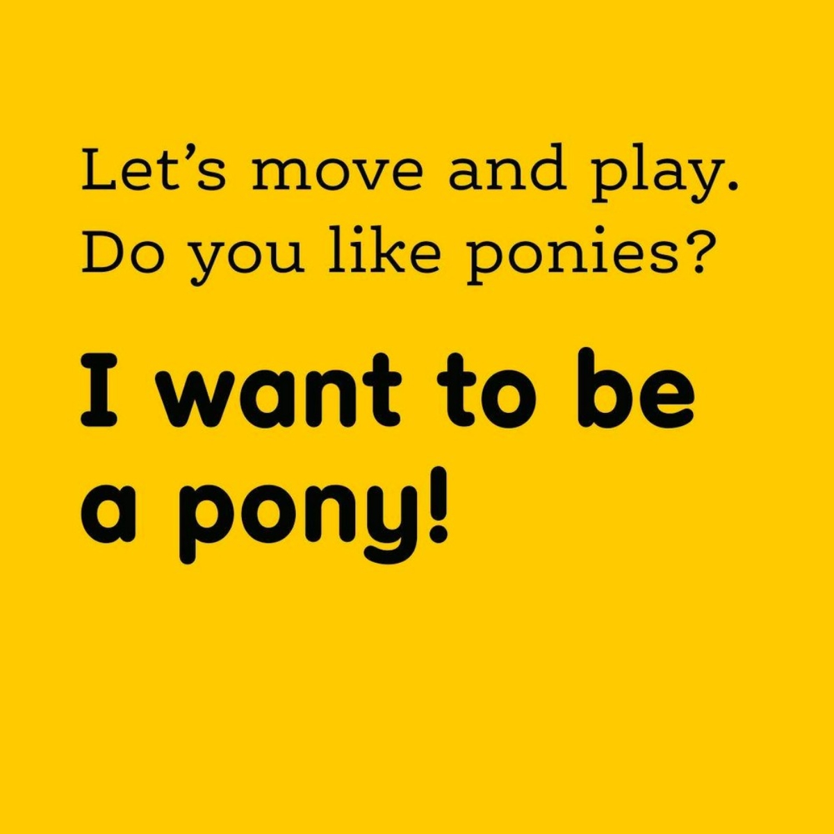 Move and Play: أريد أن أكون مهراً تأليف أوكسفورد تشيلدرنز بوكس - 2 مايو 2024