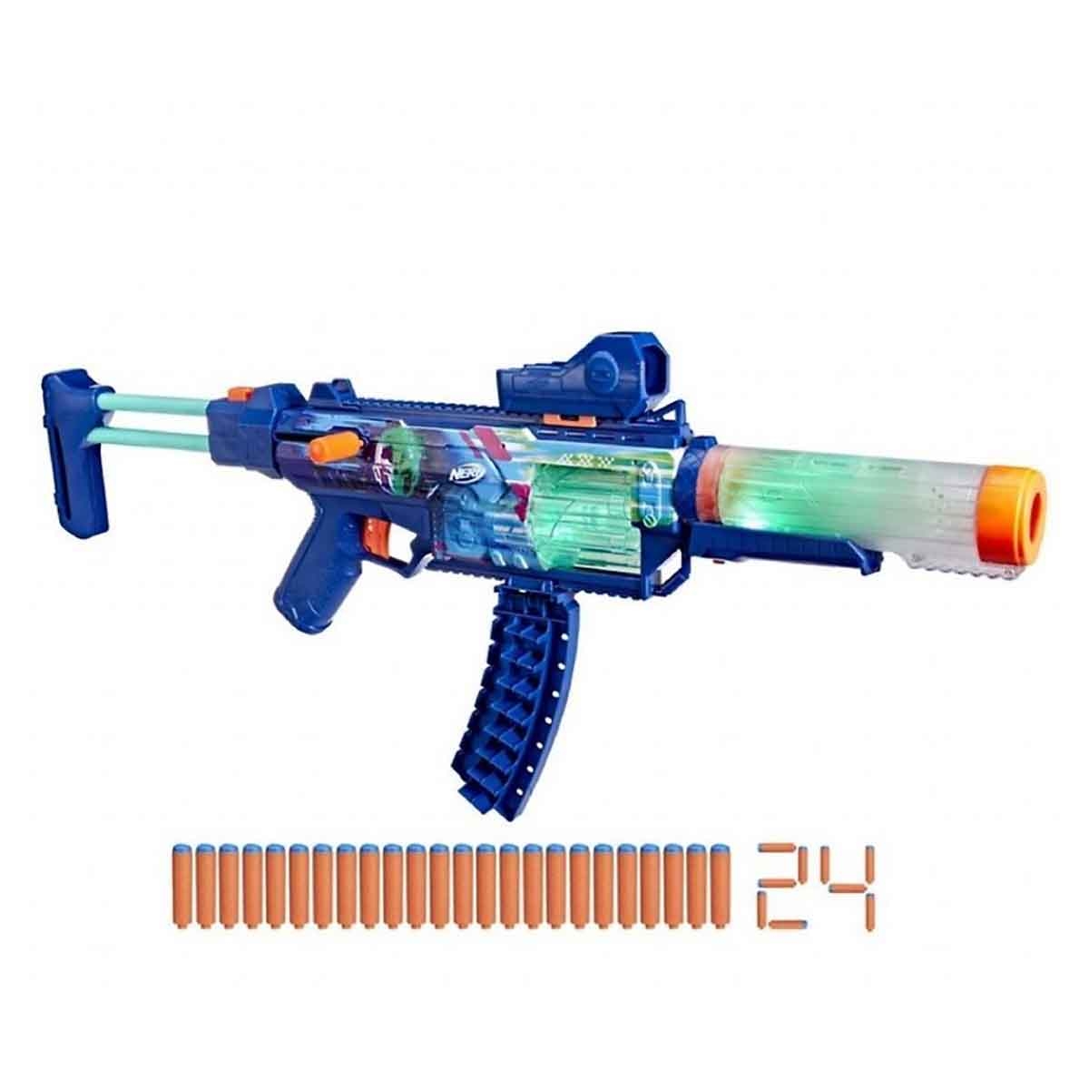 Nerf Load Out Cyberlight Ghost Foam Blaster Unisex, 8-10 Years