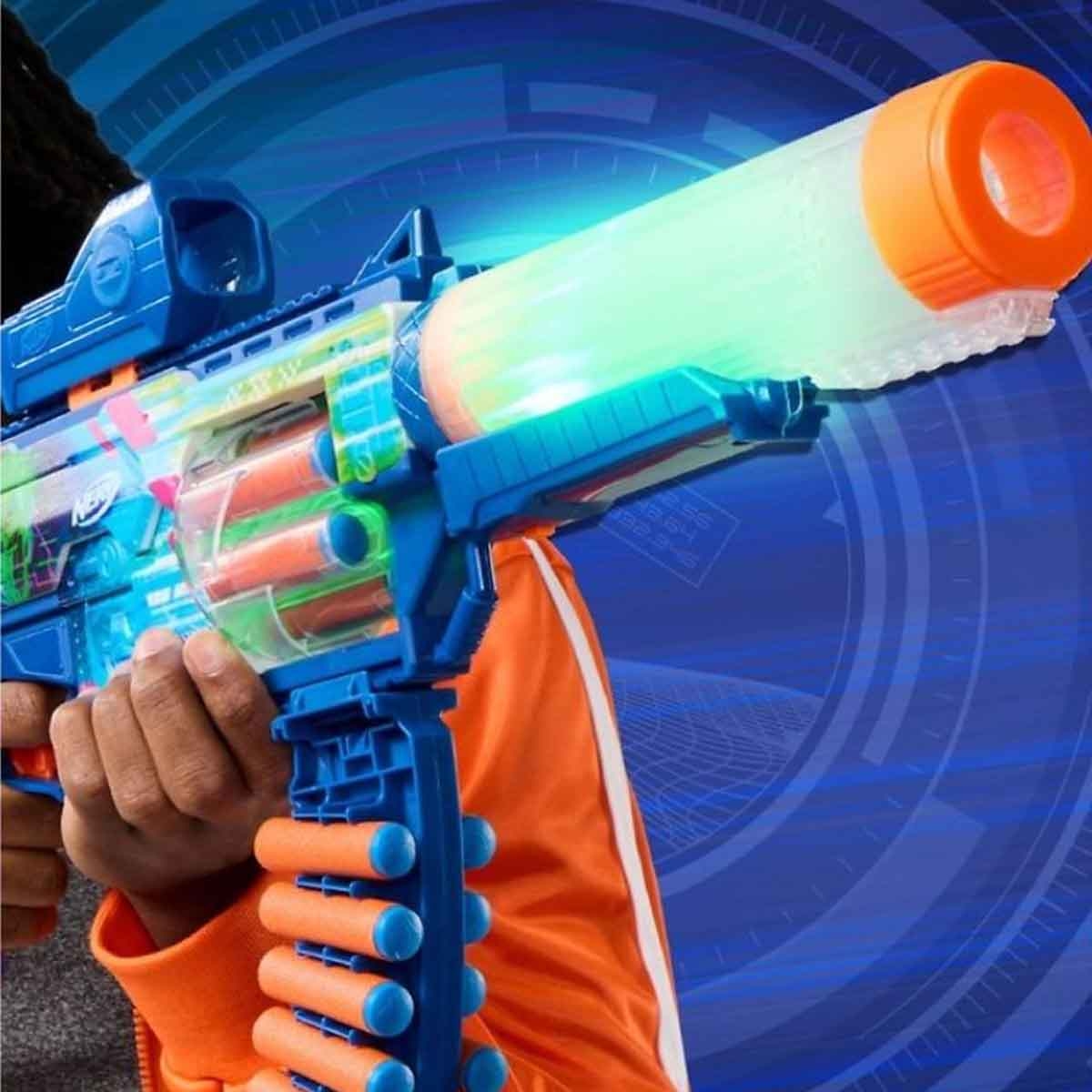 Nerf Load Out Cyberlight Ghost Foam Blaster Unisex, 8-10 Years