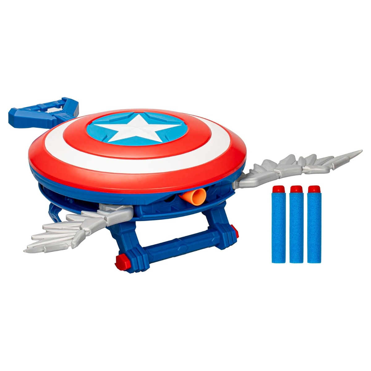 Nerf Marvel Studios Captain America Brave New World Skyshot Blaster Toy Unisex, 5-7 Years