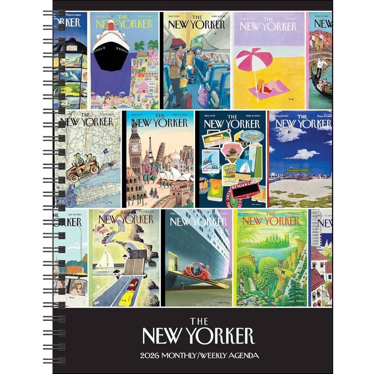 New Yorker Magazine 2026 Monthly/Weekly Agenda Calendar by Conde Nast - 2025