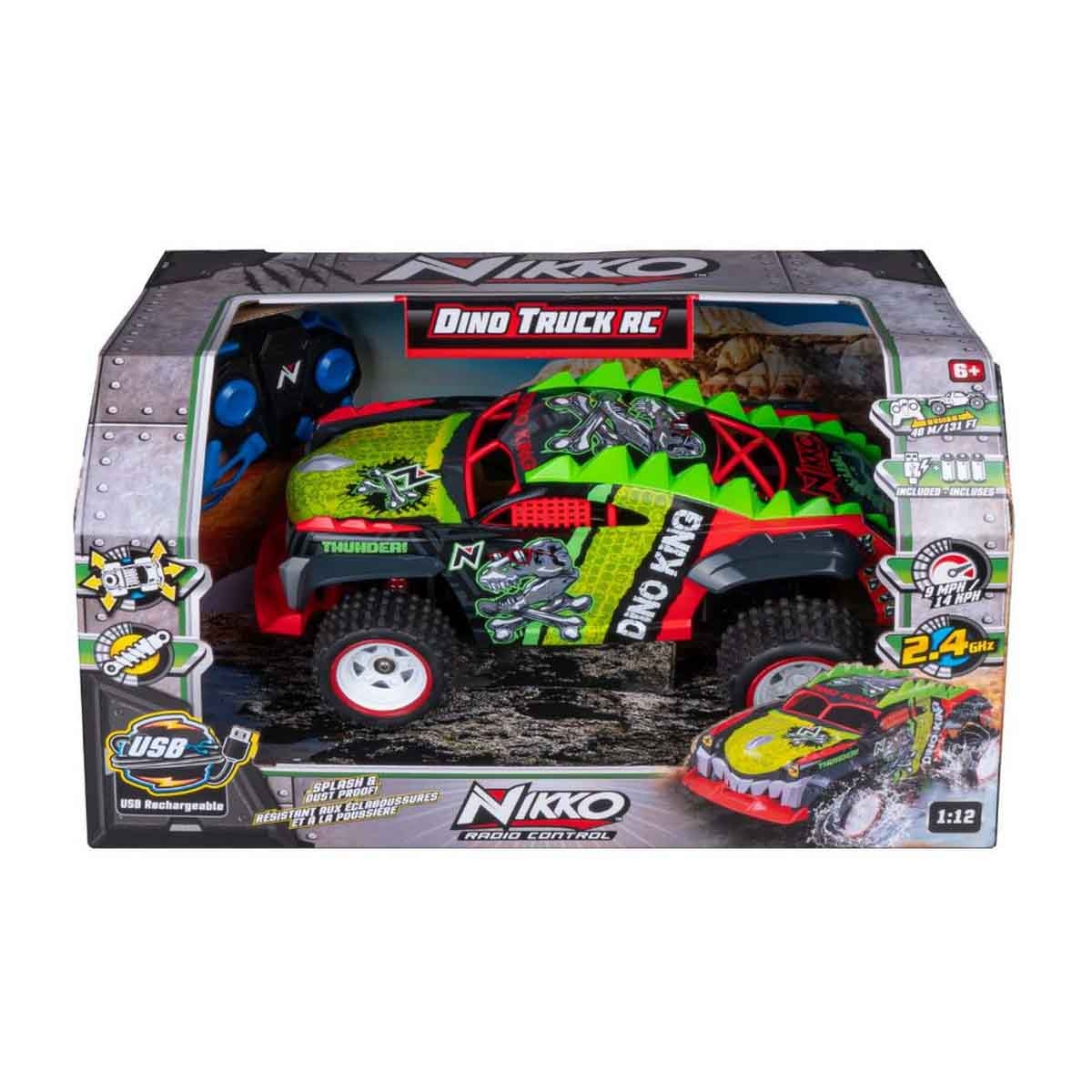 نيكاو شاحنة دينو بتحكم عن بعد متنوعة للأولاد من عمر 5-7 سنوات