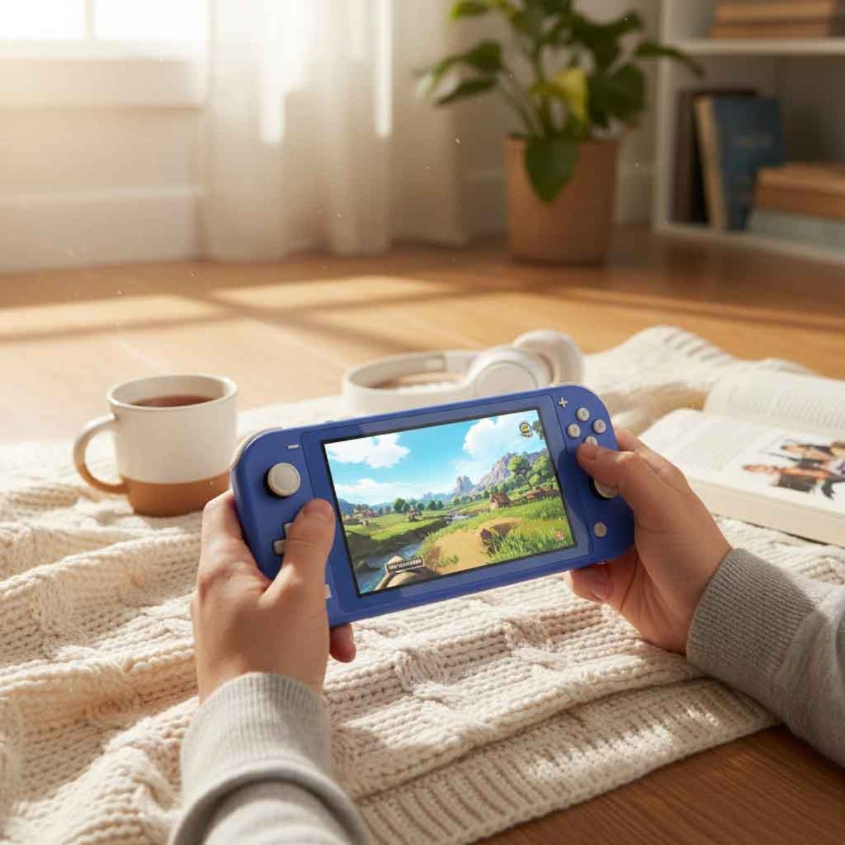 نينتندو سويتش لايت أزرق نسخة عالمية جهاز