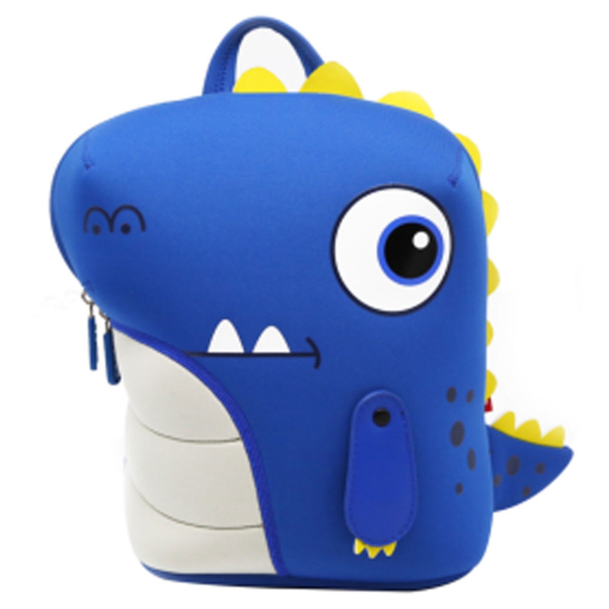 نوهو حقيبة ظهر ديناصور ثلاثية الأبعاد بتصميم الغابة باللون الأزرق للجنسين من عمر 3 إلى 4 سنوات