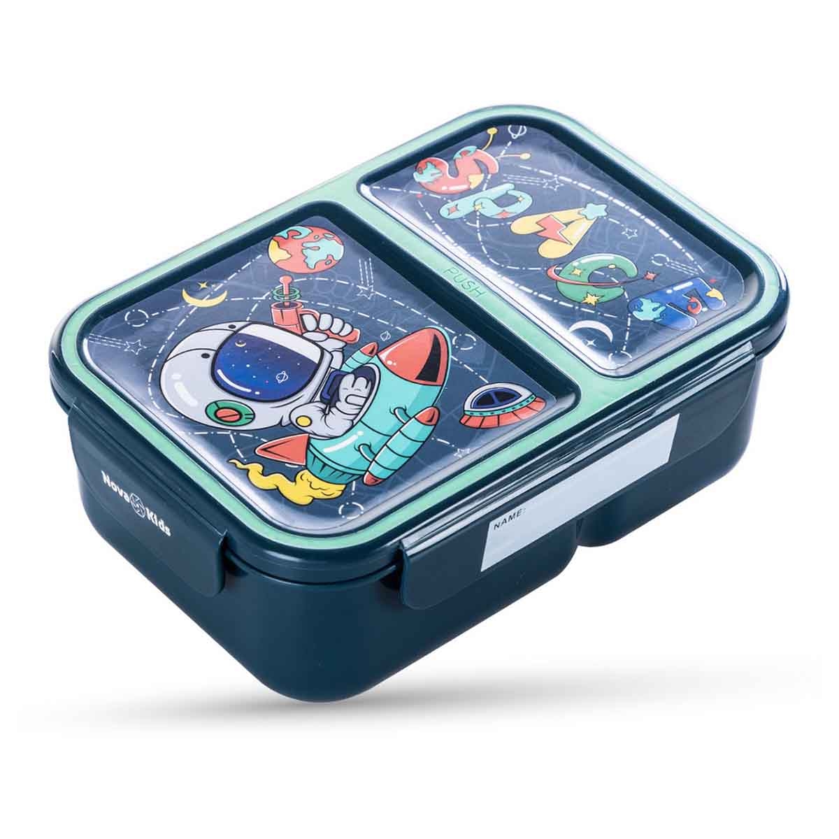 Nova Kids Astronaut 2-Compartment Bento Lunch Box