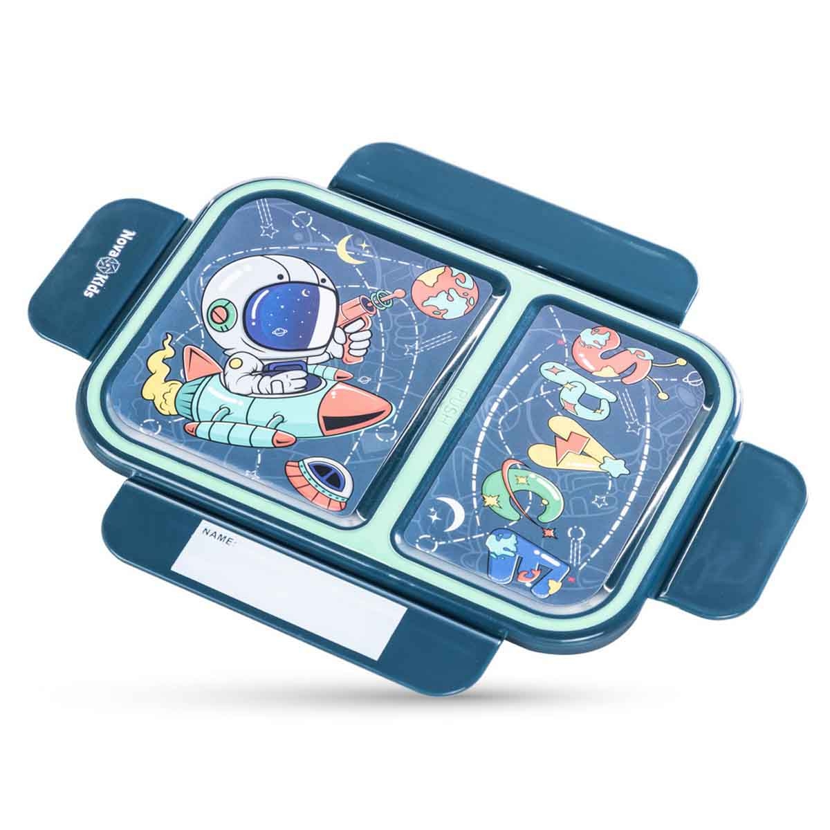 Nova Kids Astronaut 2-Compartment Bento Lunch Box